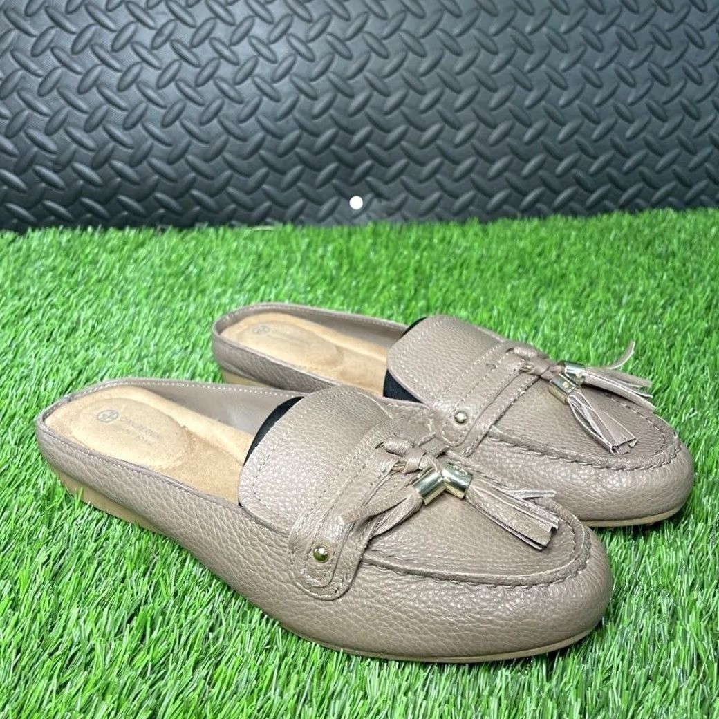 Giani Bernini Giani Bernini Loafer Women's Sandal Brown Memory Foam 7.5 Tan Casual Wear Comfort Size 7.5 Women Size US 8 / IT 38 - 2 Thumbnail