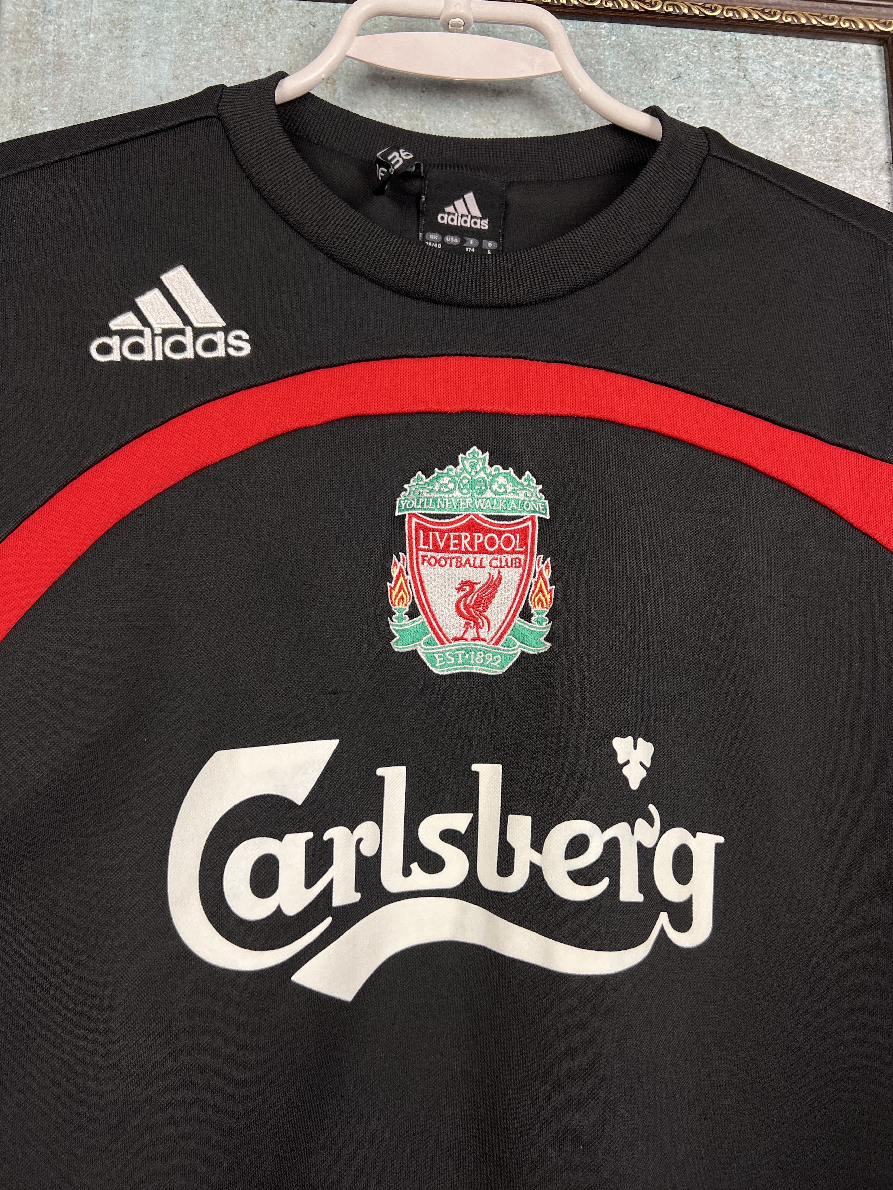 Adidas Liverpool Football Sweatshirt Soccer Track Top Crewneck Size US M / EU 48-50 / 2 - 3 Thumbnail