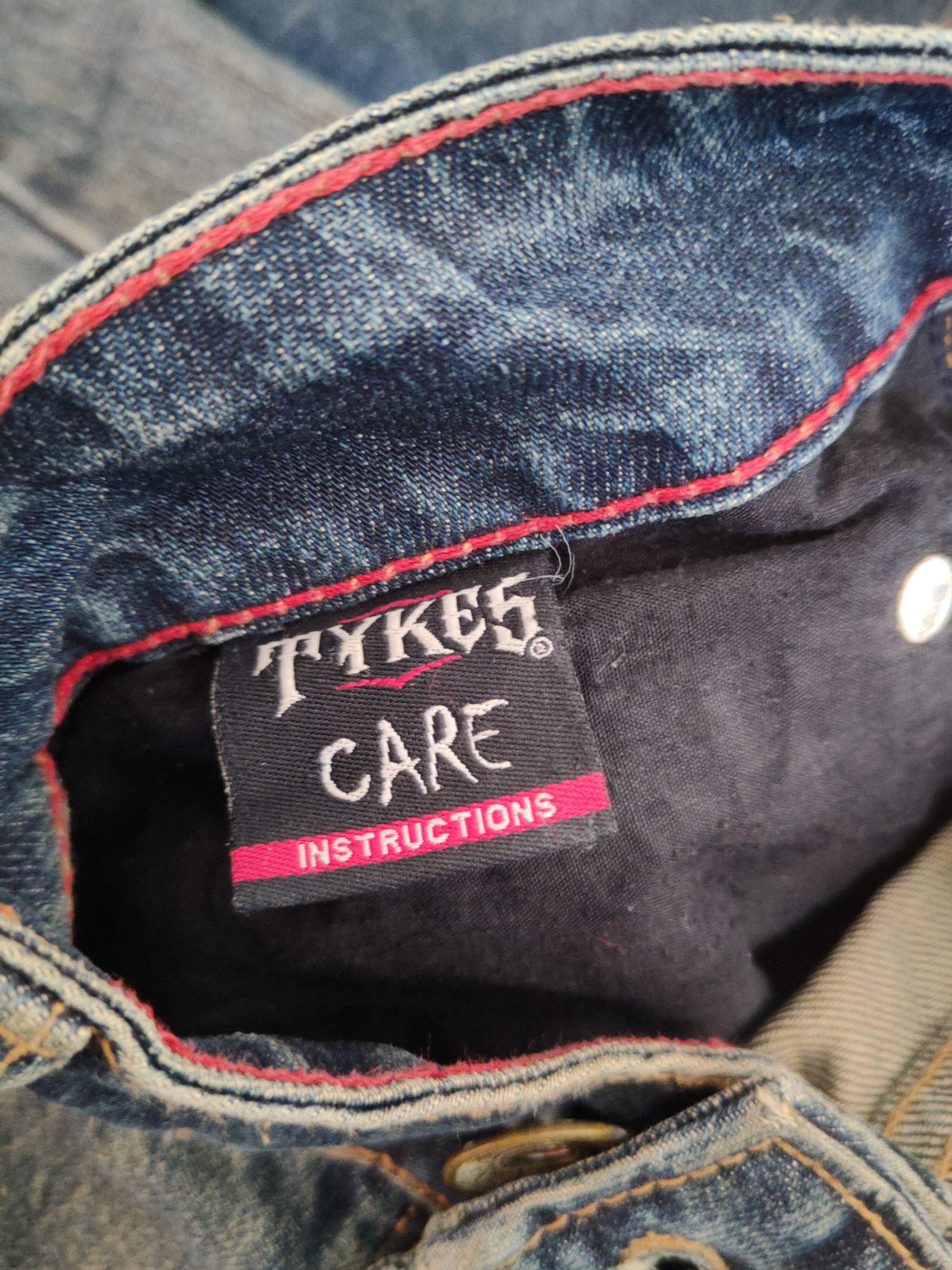 Japanese Brand Tykes Dark Blue Faded Distressed Ripped Jeans #S2141 Size US 32 / EU 48 - 18 Thumbnail
