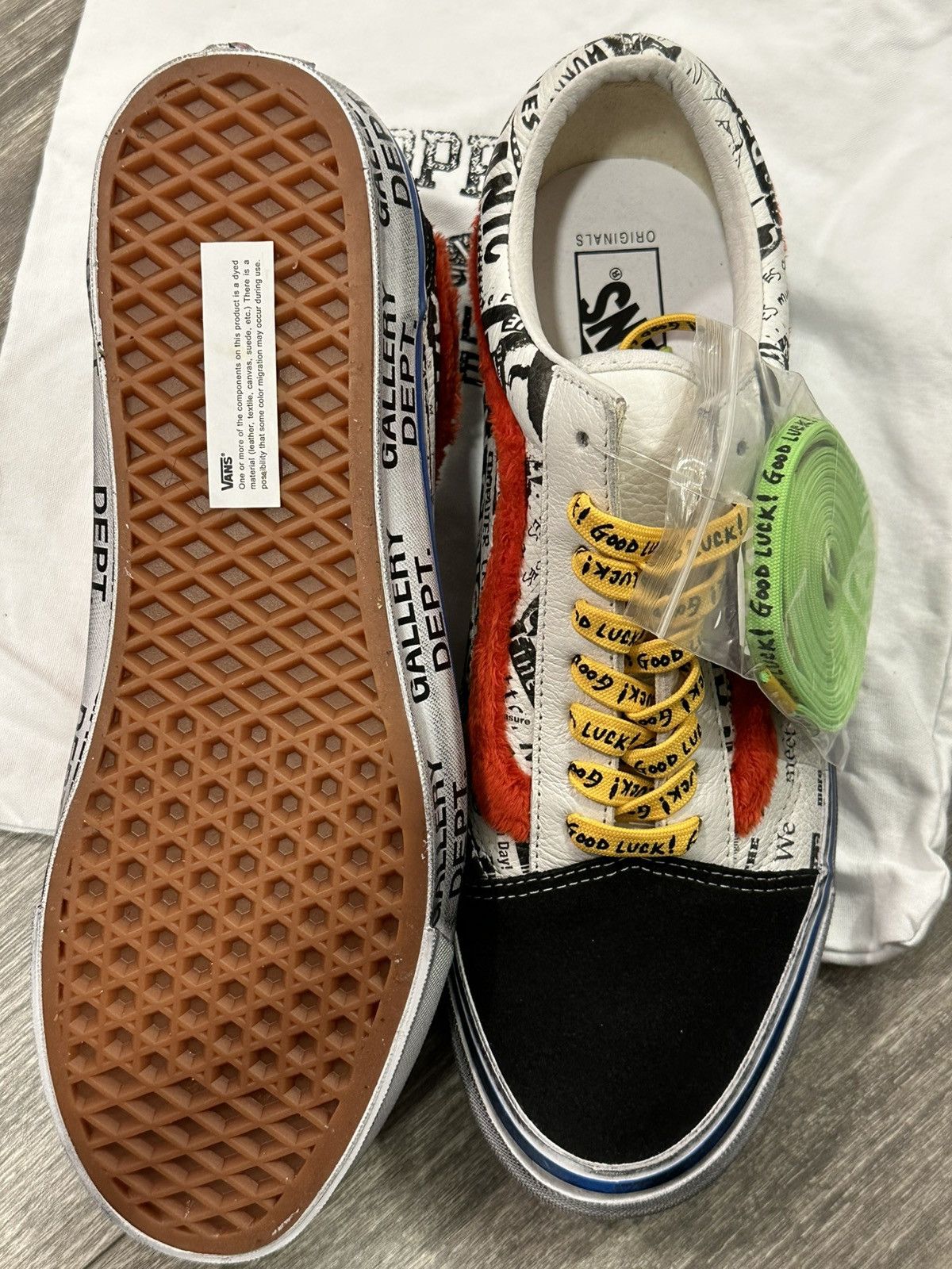 Gallery Dept. × Vans Gallery Dept Vans Old Skool Sz 12 Size US 12 / EU 45 - 3 Thumbnail