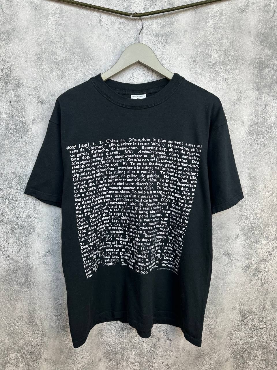 Vintage Flammarion 4 Aurele Graphic Dog Typography Tee 1993 Print Size US XL / EU 56 / 4 - 1 Thumbnail