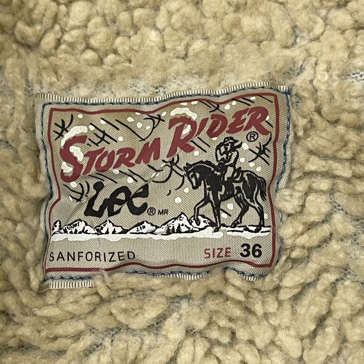 Lee ⚡️Vintage Lee Storm Rider Shearling Jacket Size US XS / EU 42 / 0 - 21 Thumbnail