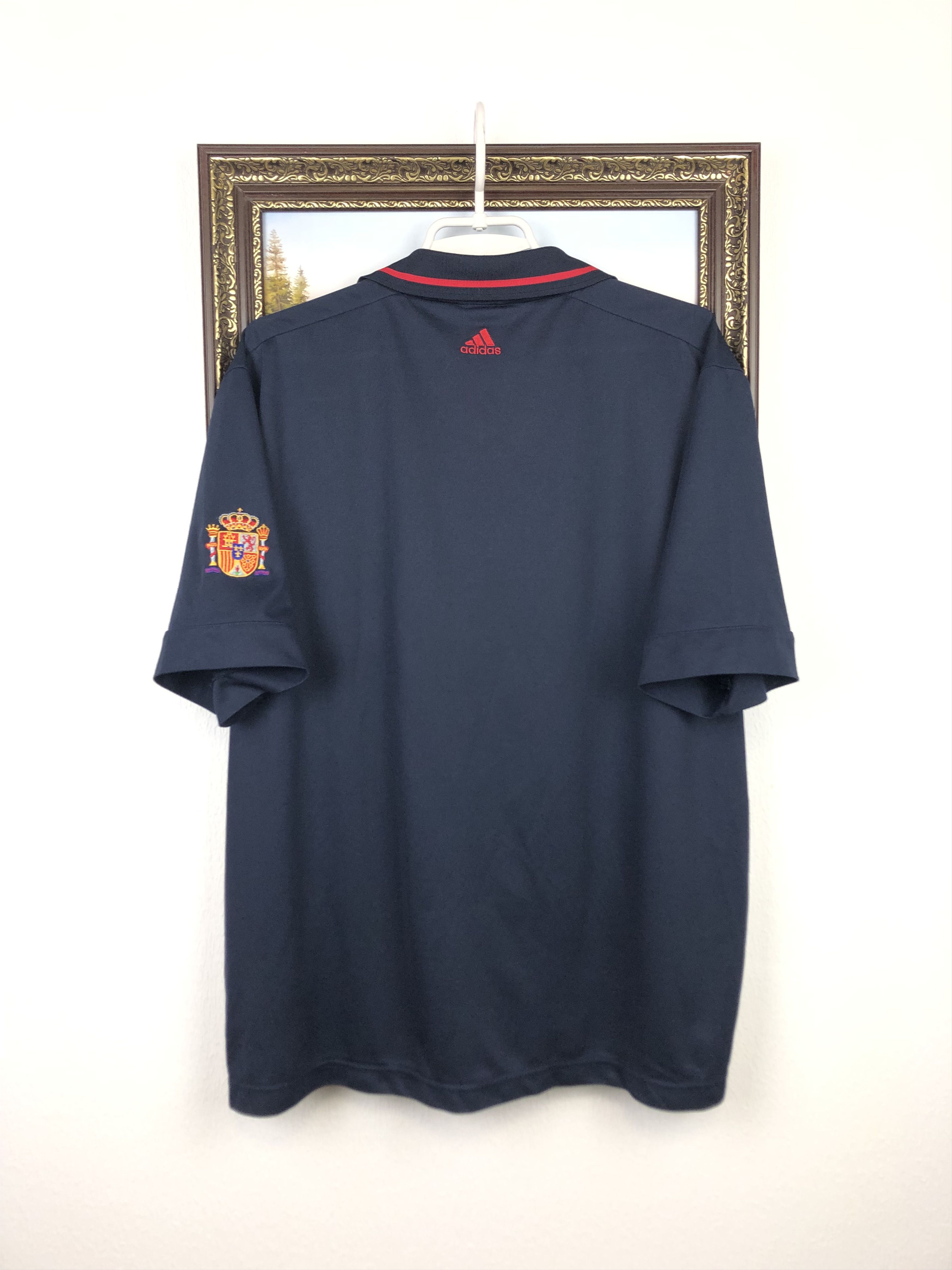 Adidas Vintage Adidas Spain Football Shirt Soccer Jersey Camiseta Size US XL / EU 56 / 4 - 10 Thumbnail