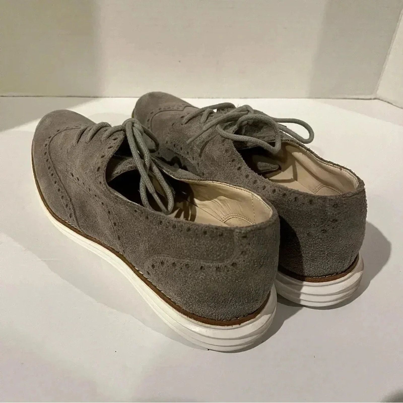Cole Haan Cole Haan Womens Lunargrand Wingtip II Oxford Flats Sz 9 Size US 9 / IT 39 - 4 Thumbnail