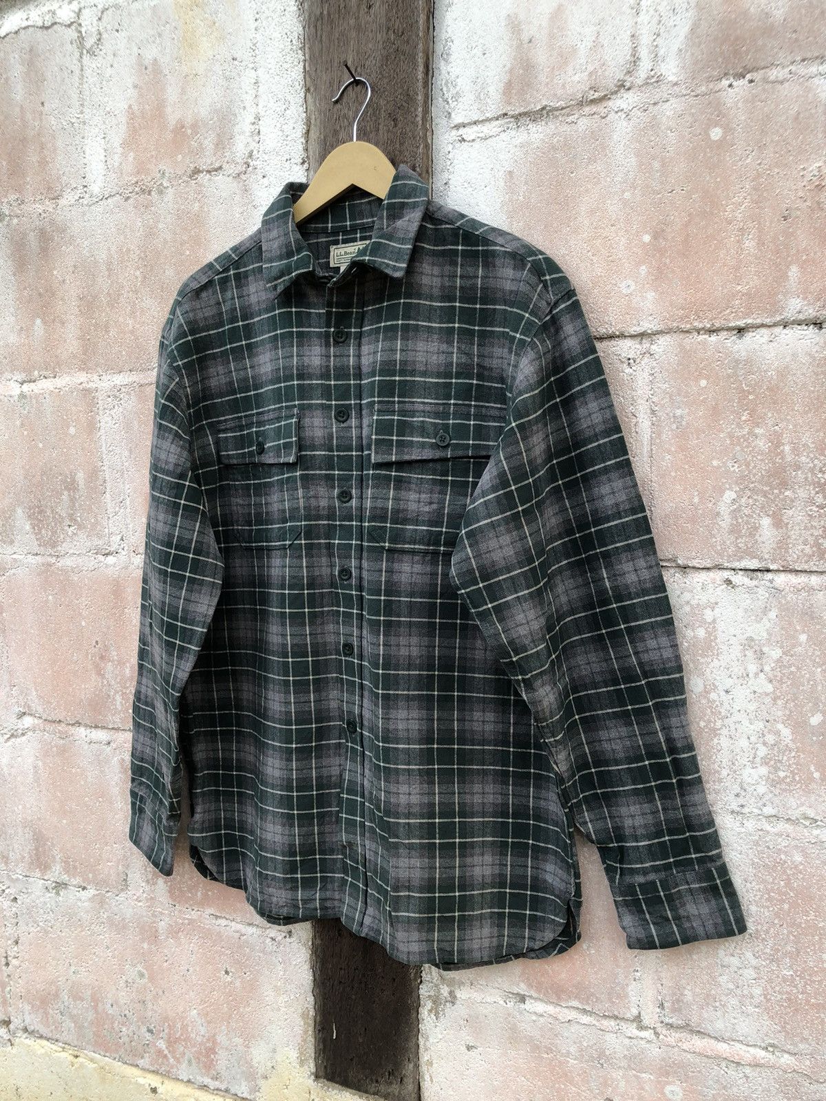 Flannel × L.L. Bean L.L. Bean Flannel Checkered Long Sleeve Size US M / EU 48-50 / 2 - 3 Thumbnail