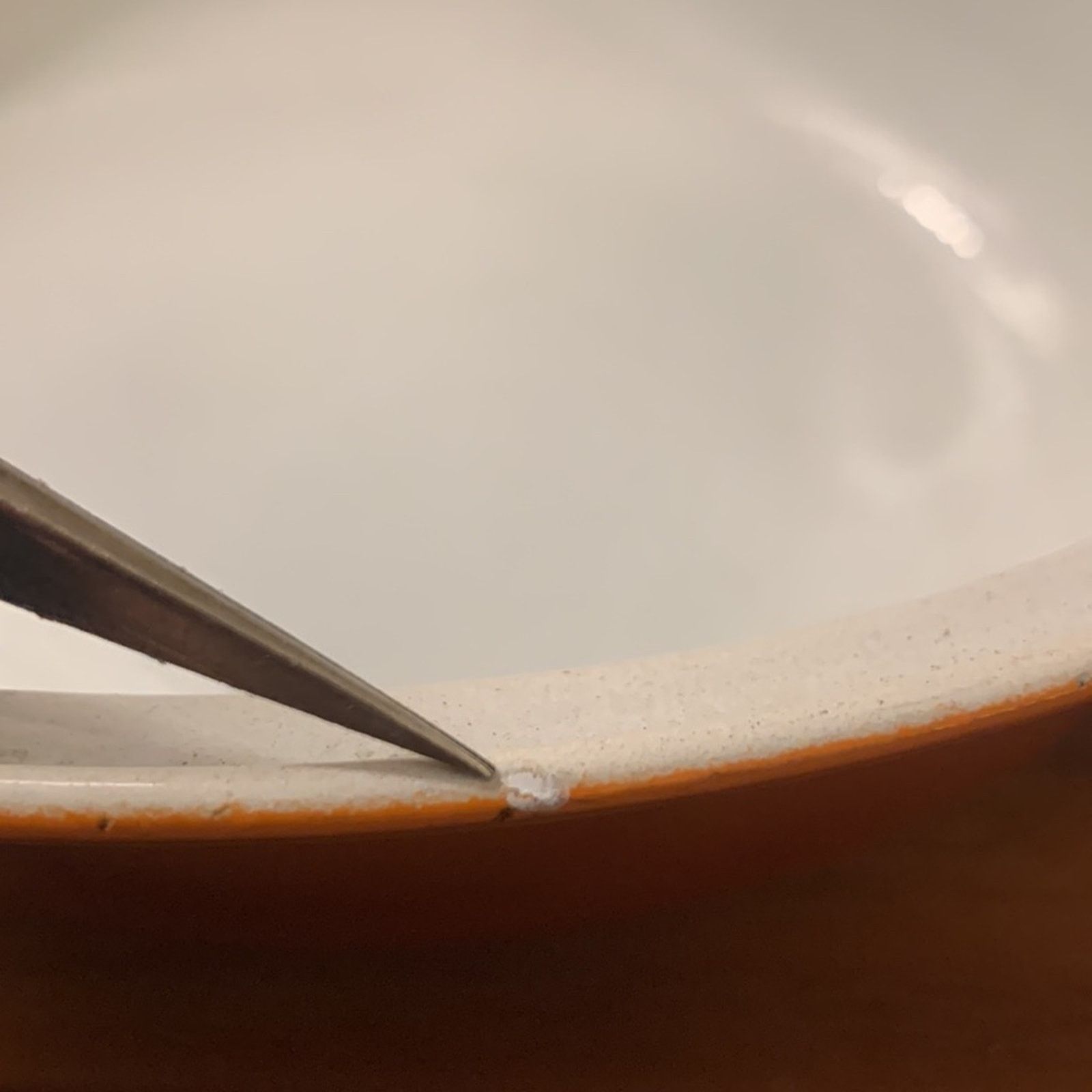 Vintage Dru Holland rare orange enameled cast iron covered casserole Size ONE SIZE - 11 Thumbnail