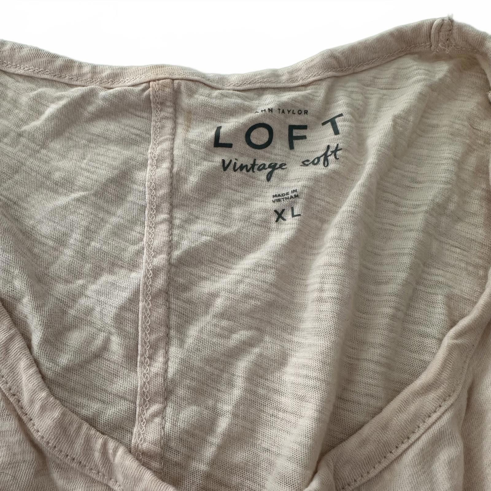 Designer LOFT Vintage Soft Sleeveless Top - XL Size XL / US 12-14 / IT 48-50 - 2 Thumbnail