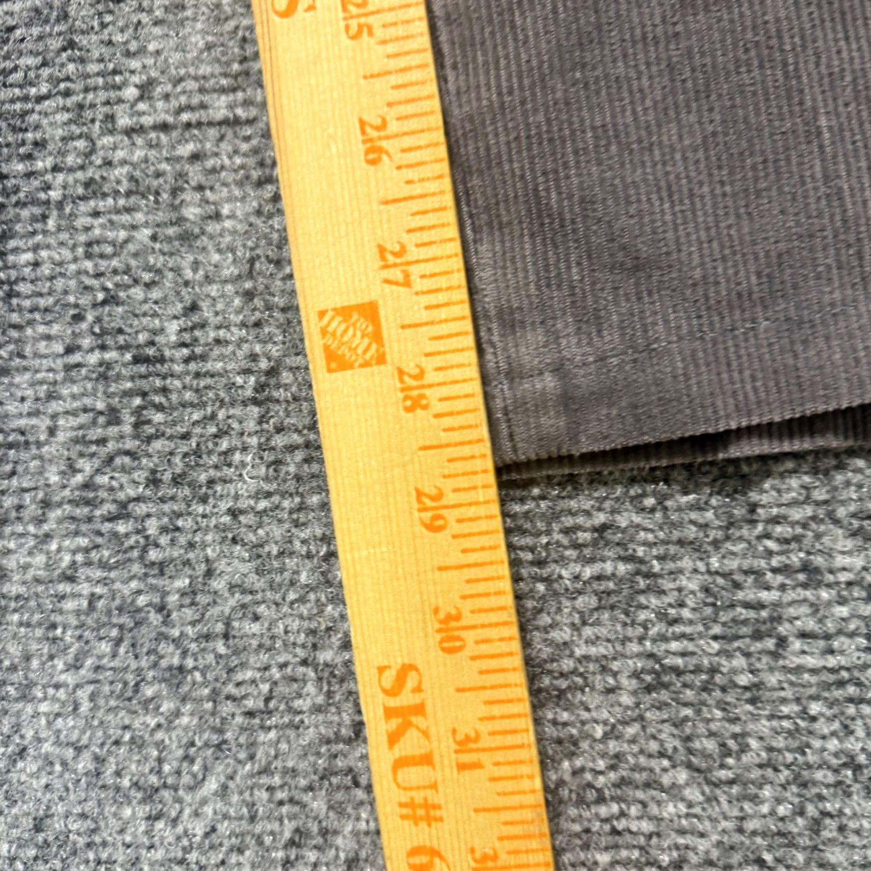 Haggar VINTAGE Haggar Pants Men 36x28 Corduroy 100% Cotton Gray Dress Pants Casual Gray Mens Regular Inseam 28" Size US 36 / EU 52 - 5 Thumbnail