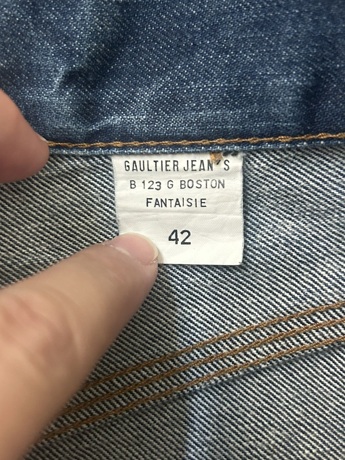 Jean Paul Gaultier Hybrid knit Skinny Jeans Size 30" / US 8 / IT 44 - 6 Thumbnail