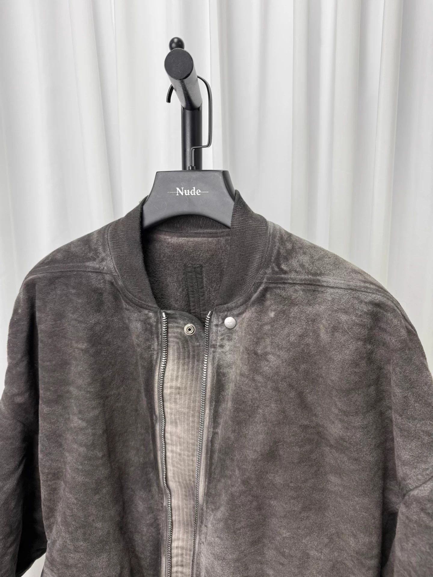 Rick Owens Drkshdw Rick Owens Suede Batwing Sleeve Jacket Size US XS / EU 42 / 0 - 6 Thumbnail