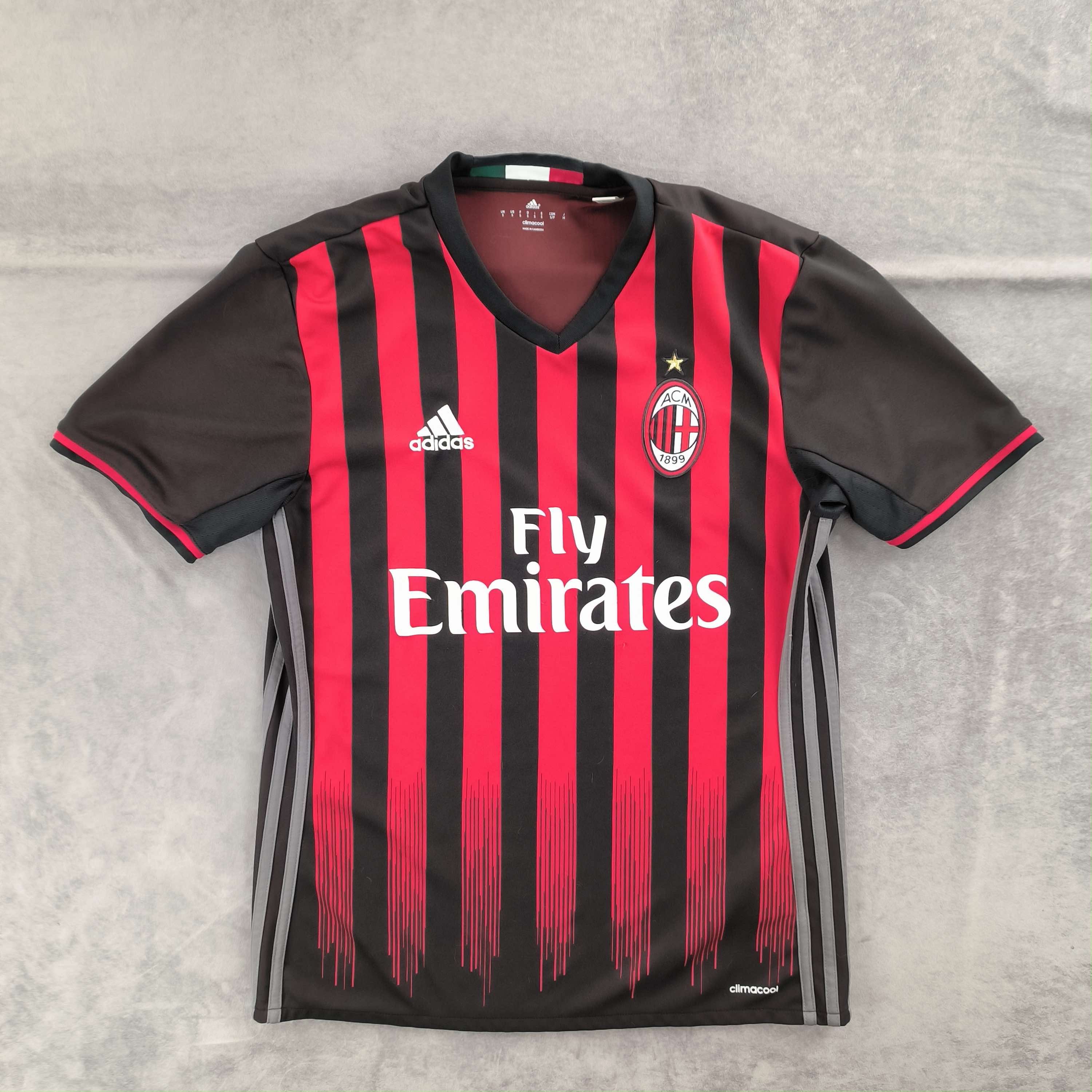 Adidas AC Milan 2016-17 Adidas home football jersey shirt size S Size US S / EU 44-46 / 1 - 1 Thumbnail