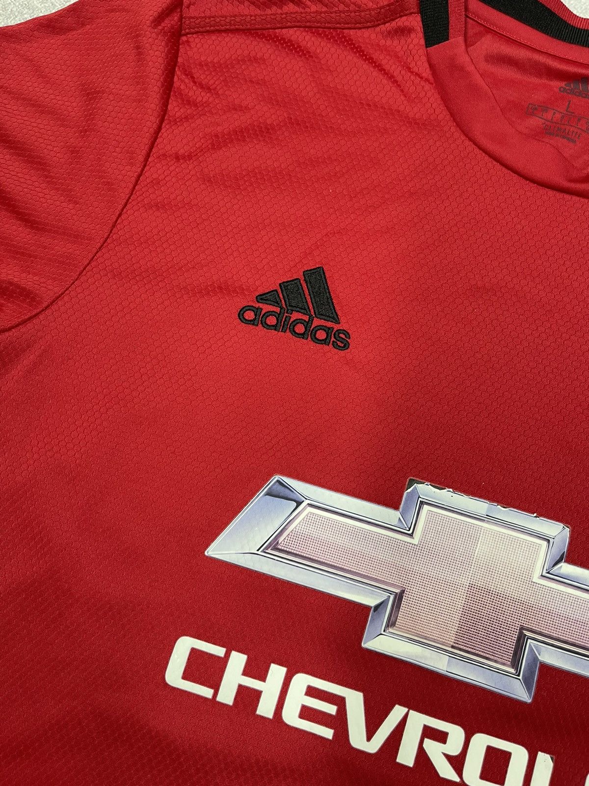 Adidas Adidas Manchester United Soccer Jersey Home Football Club Size US L / EU 52-54 / 3 - 5 Thumbnail