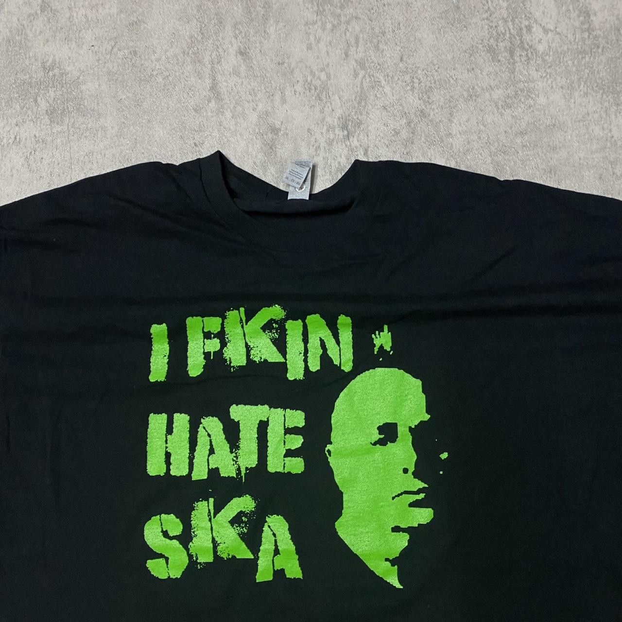 Other Black & green I F**king Hate Ska T-Shirt #skacore Size US XXL / EU 58 / 5 - 2 Thumbnail