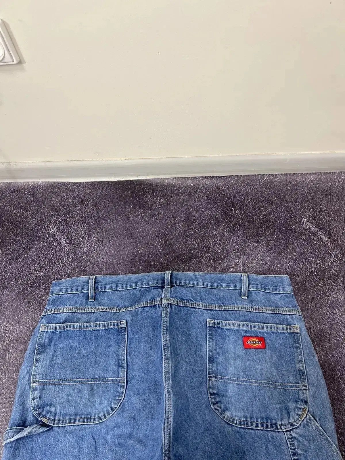 Dickies × Vintage Vintage Dickies Y2K Blue Denim Hype Work Baggy Jeans Size US 40 / EU 56 - 4 Thumbnail