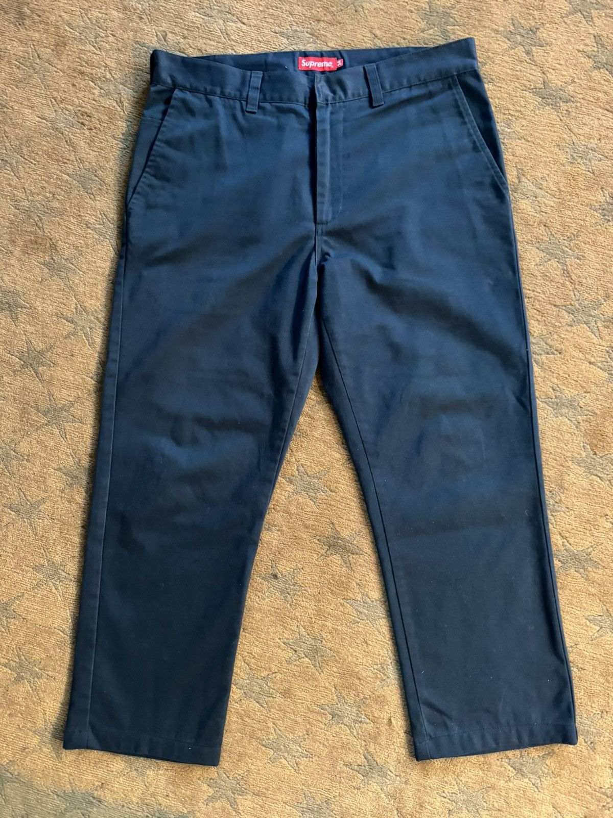 Supreme Pin Up Chino Pant Washed Navy 34