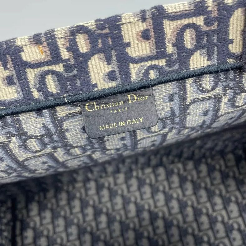 Dior Dior Canvas Embroidered Tote Bag Large Size-2505 Size ONE SIZE - 6 Thumbnail