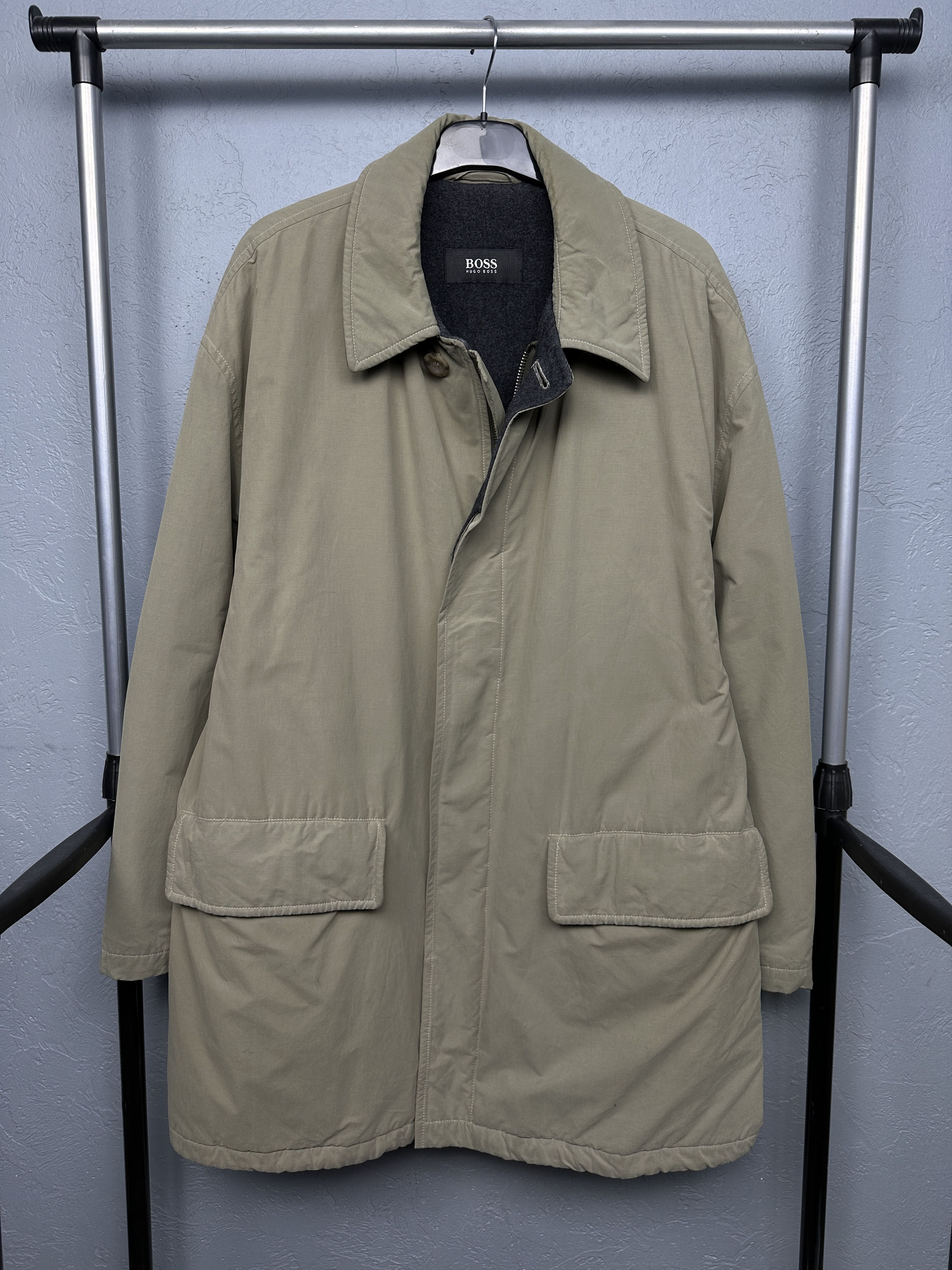 Hugo Boss Hugo Boss Vintage Mens Insulated Trench Coat Jacket Size US L / EU 52-54 / 3 - 1 Thumbnail