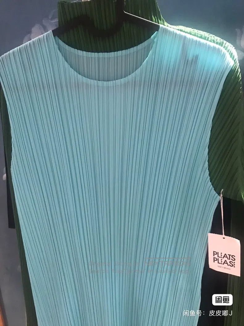 Issey Miyake Issey Miyake Blue Dress Size L / US 10 / IT 46 - 3 Thumbnail