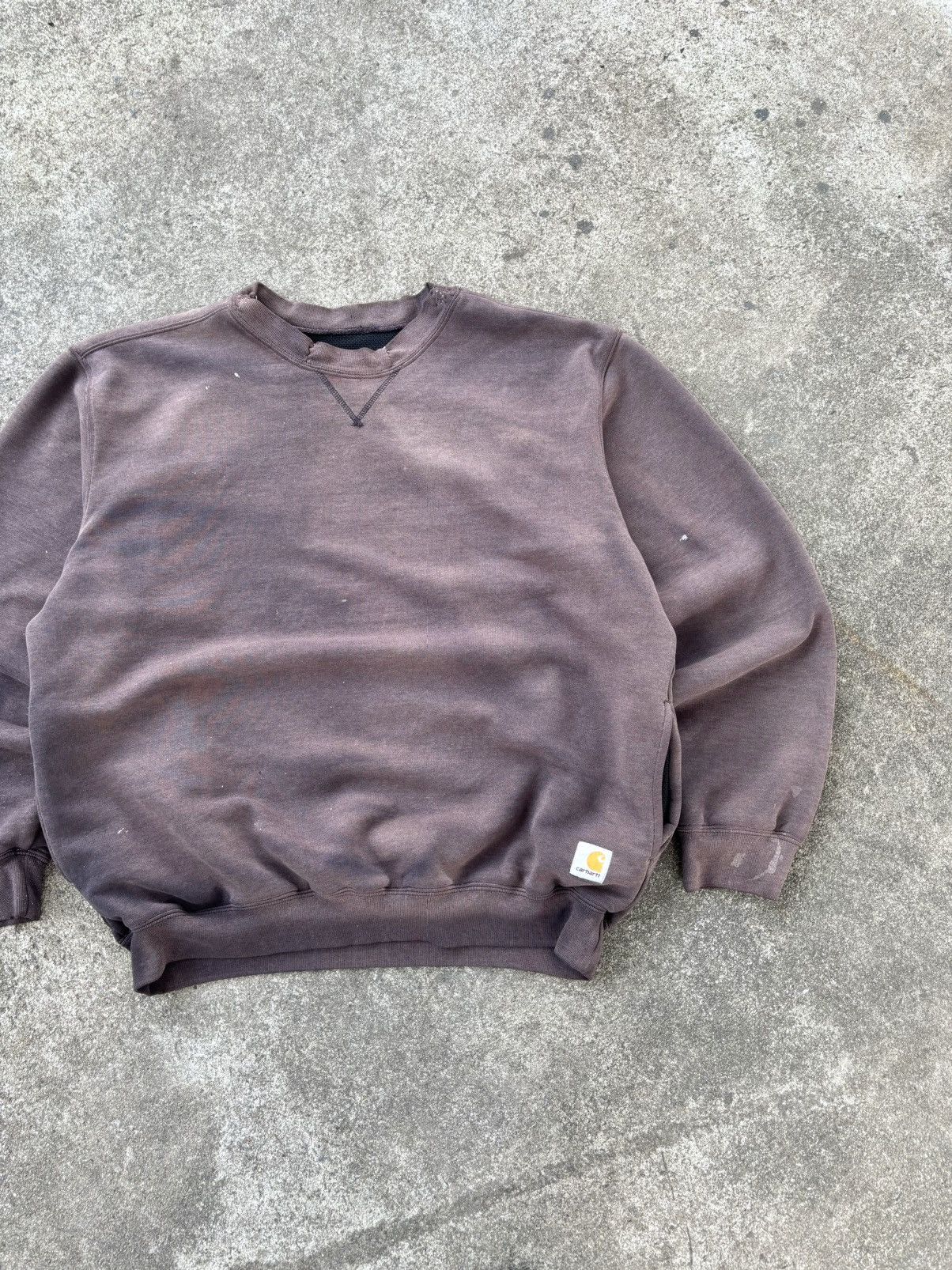Carhartt Black Faded Carhartt Sweatshirt Size US M / EU 48-50 / 2 - 2 Thumbnail