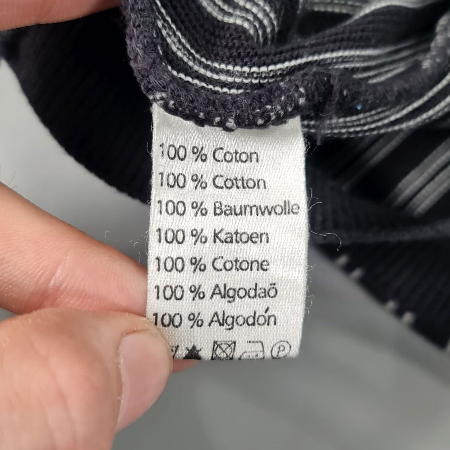 Lacoste Lacoste Womens Jumper Black Stripped Cotton Knit Sweater V-Neck Long Sleeve Casual Designer Limited Edition 10 UK 38 Size XS / US 0-2 / IT 36-38 - 7 Thumbnail
