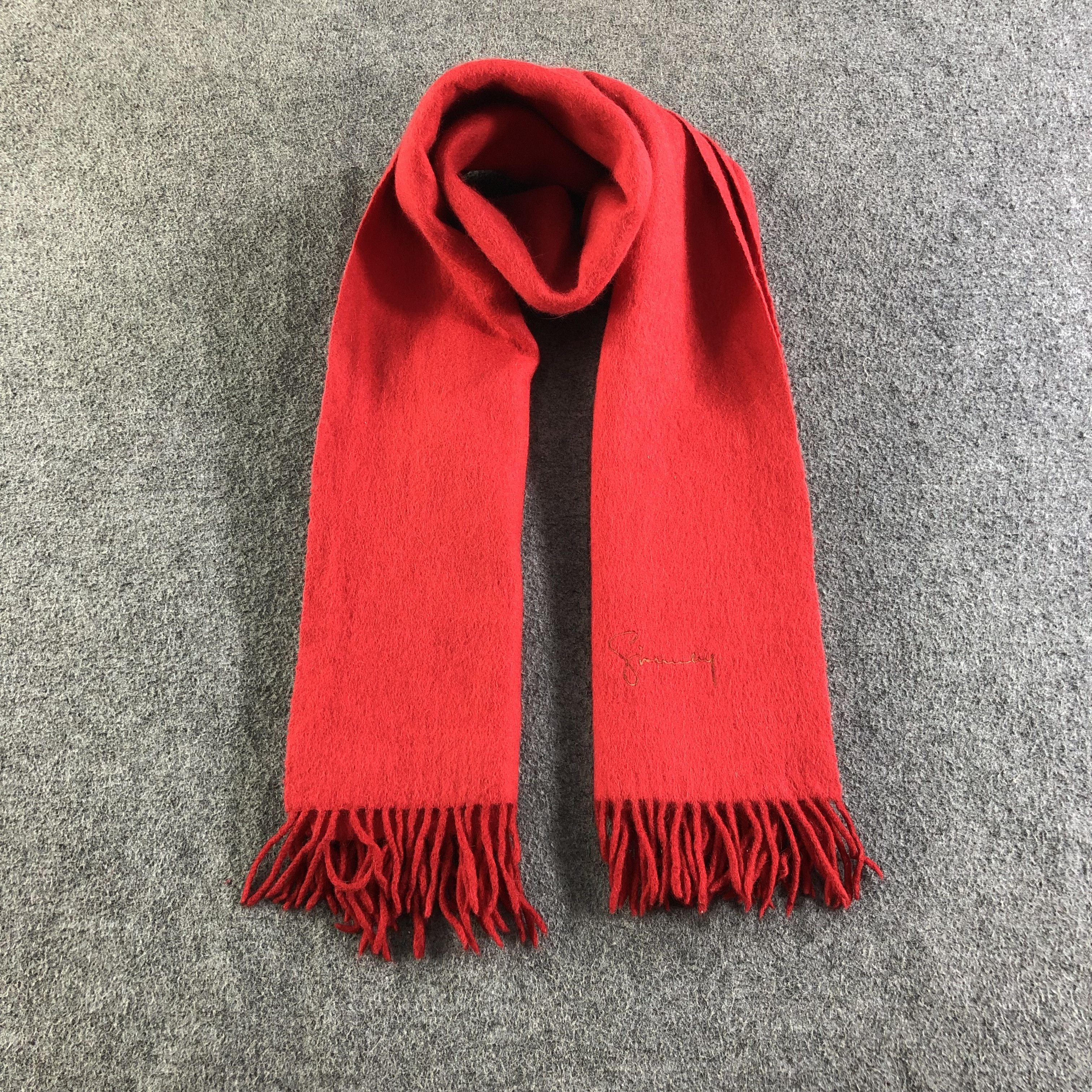 Givenchy Givenchy Wool Scarf Muffler V1871 Size ONE SIZE - 1 Thumbnail
