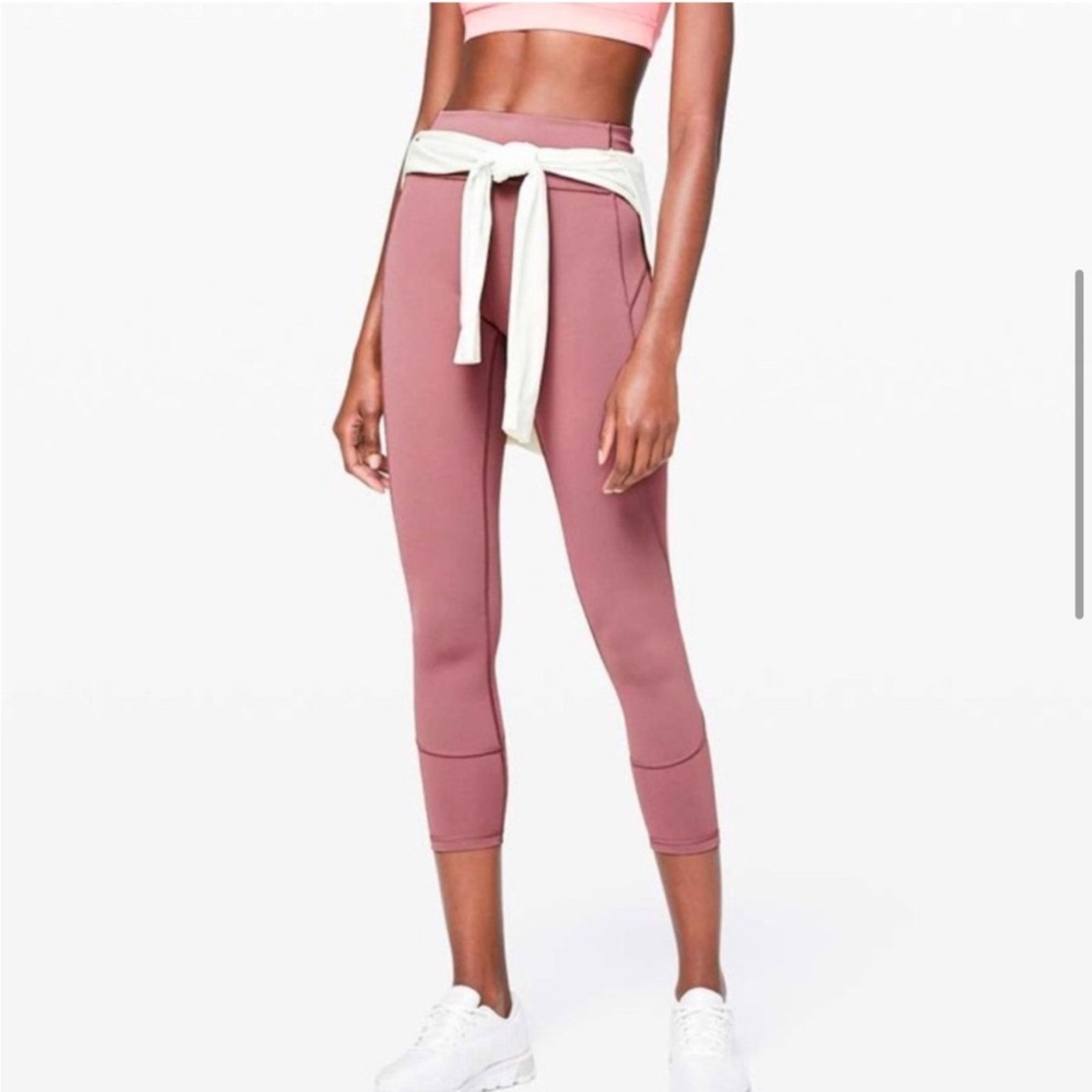 Lululemon 112 - Lululemon Size 2 Mauve Pink- In Movement Tight 25" Size 26" / US 2 / IT 38 - 3 Thumbnail