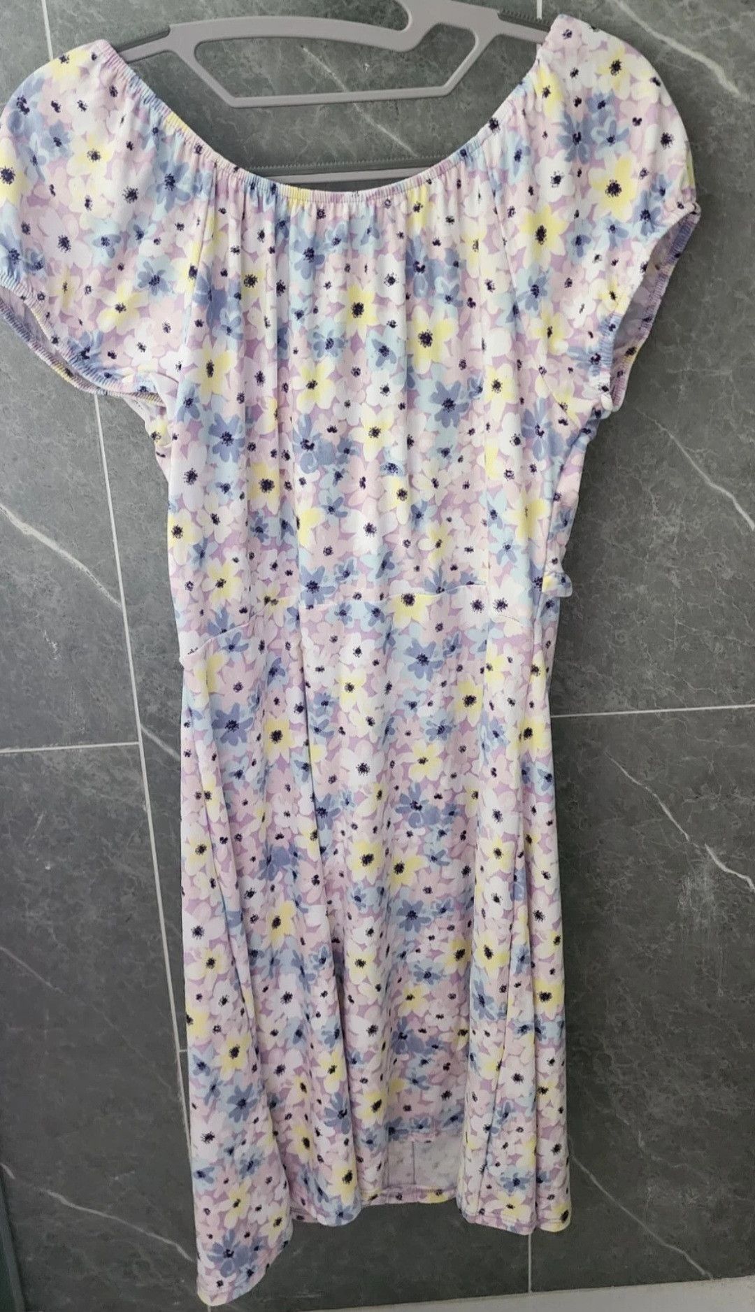 Other NWT No Boundaries Ruffle Dress Lavender Touch Floral M Size M / US 6-8 / IT 42-44 - 2 Thumbnail
