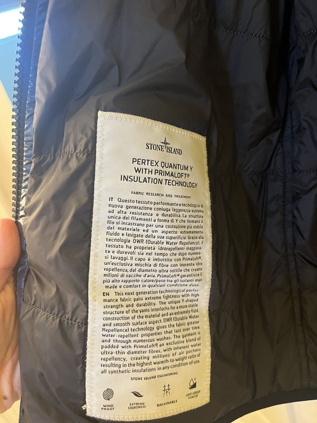 Stone Island Stone Island Quantum Y Jacket Size US S / EU 44-46 / 1 - 4 Thumbnail