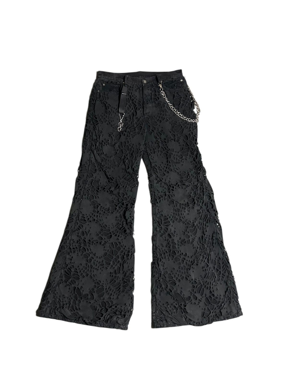 Brotherly Love Metalweb Bootcut Denim Size US 32 / EU 48 - 1 Thumbnail