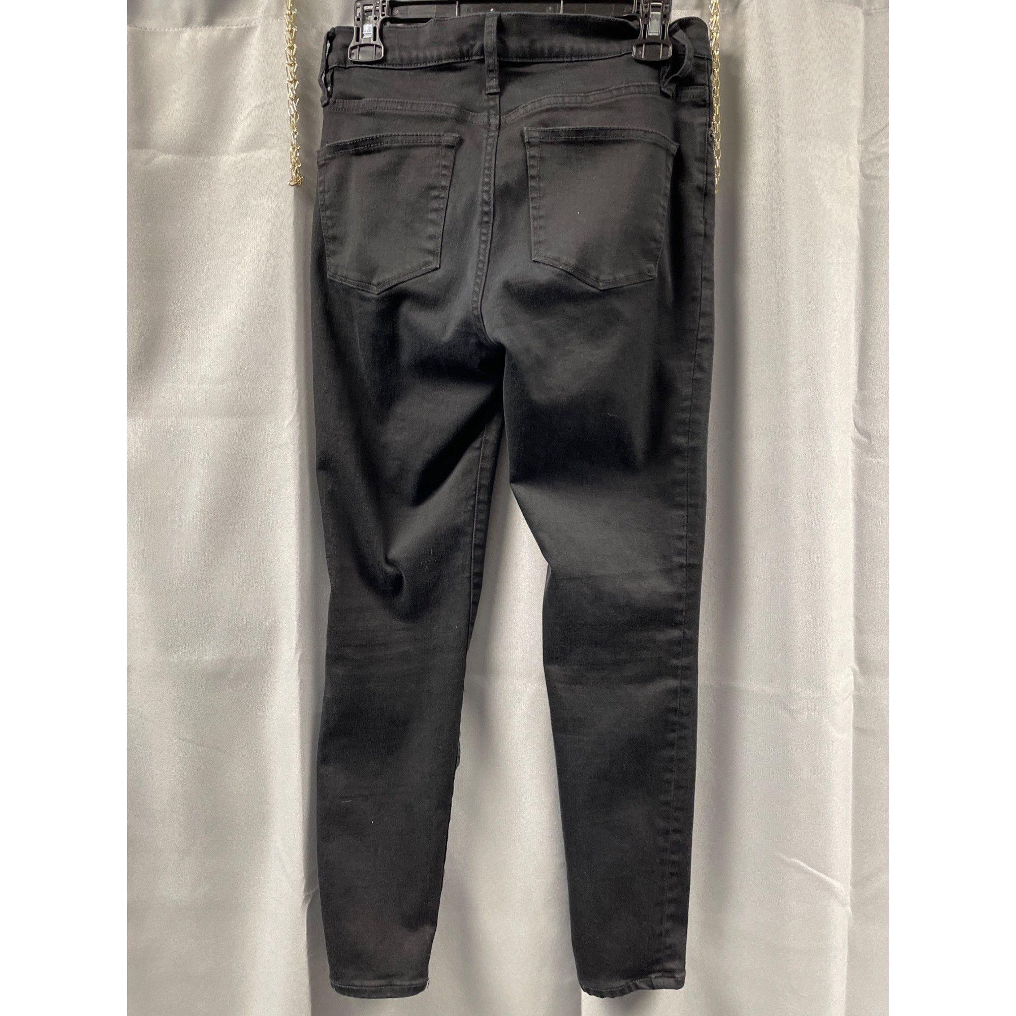 Other J Crew Women's Black 9' High Rise Skinny/toothpick Jeans Siz Size 28" / US 6 / IT 42 - 2 Thumbnail