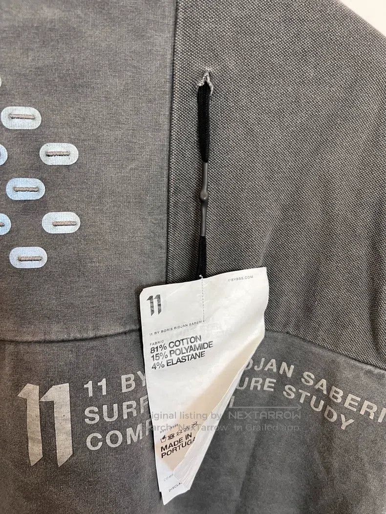 Boris Bidjan Saberi Boris Bidjan Saberi Heavy-duty washed 3M reflective embroi Size US M / EU 48-50 / 2 - 6 Thumbnail