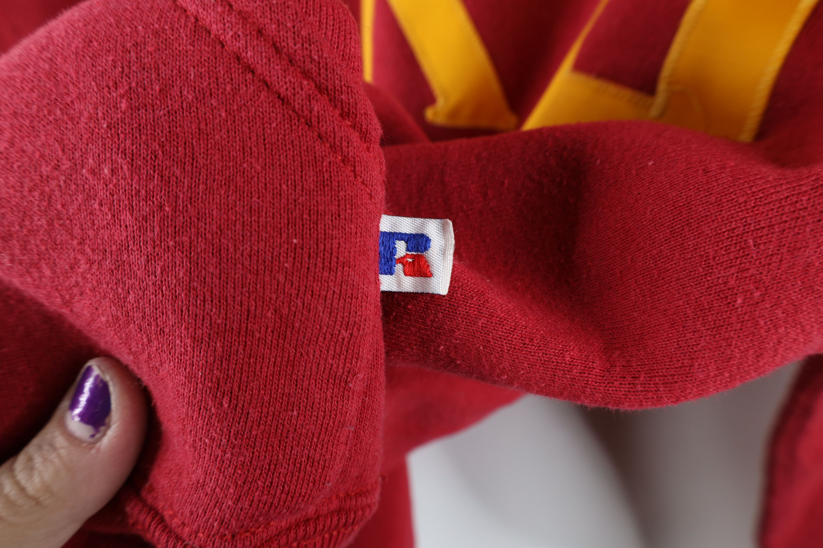 Russell Athletic Vintage 90s Russell Athletic Tau Kappa Fraternity Hoodie Size US XL / EU 56 / 4 - 5 Thumbnail