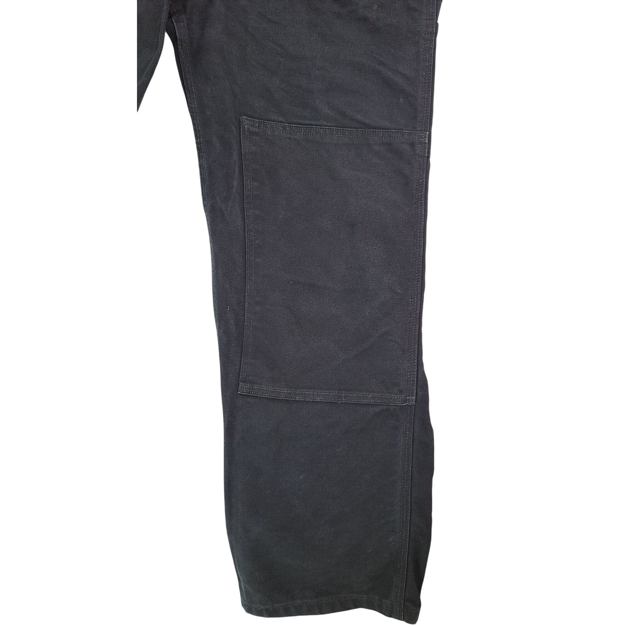 Carhartt Carhartt Black Bib Overalls R01 Pocket Adjustable Straps Size US 36 / EU 52 - 4 Thumbnail