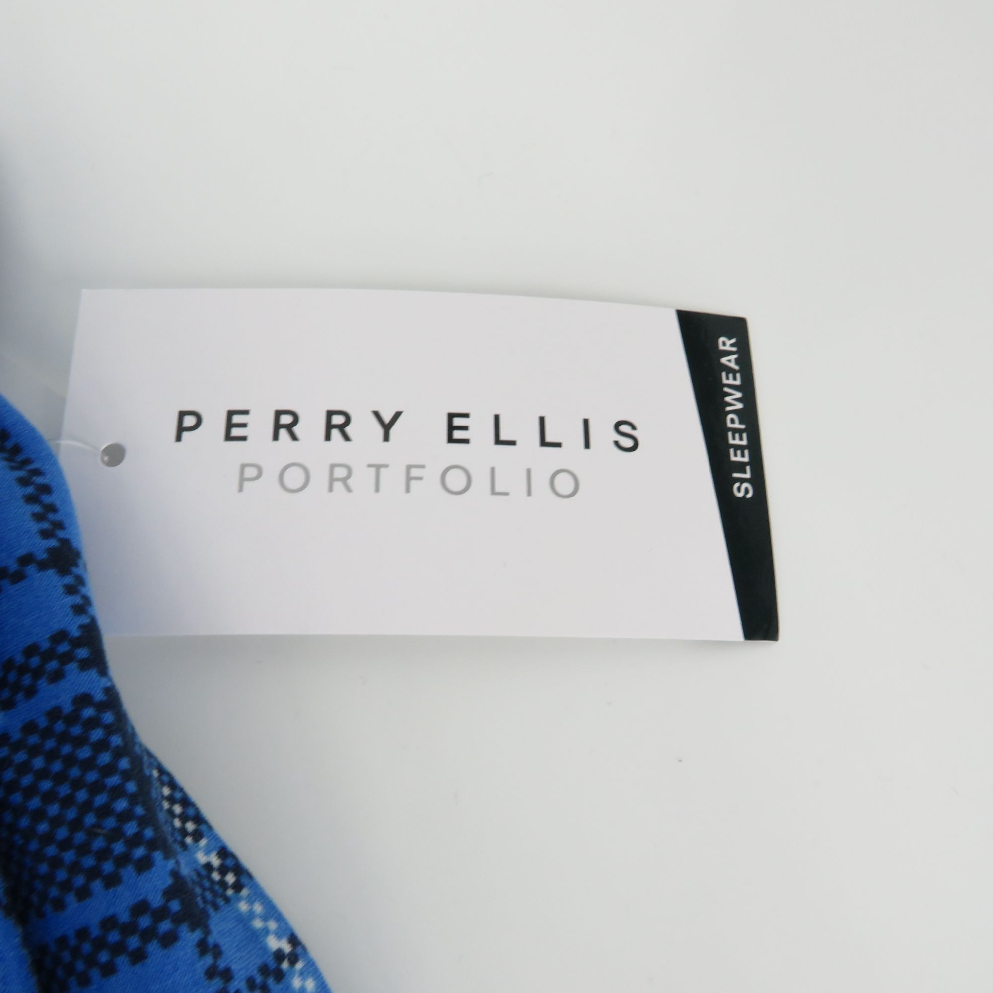 Perry Ellis Perry Ellis Mens Plaid Blue Sleep Lounge Pants Small NWT $44 Size US 26 / EU 42 - 5 Thumbnail