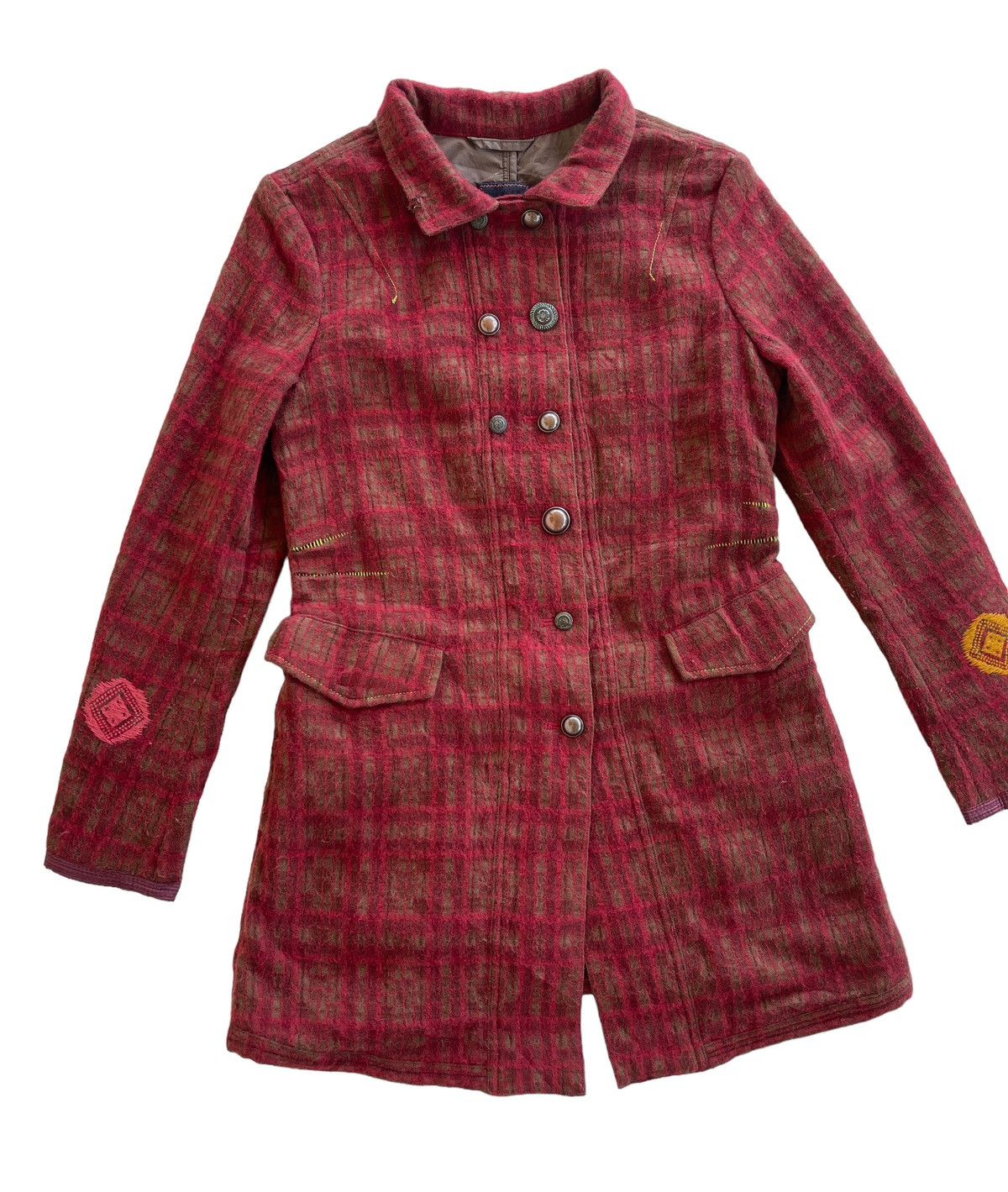 Marithe + Francois Girbaud Marithe Francois Girbaud Tweed Coat Jacket Size M / US 6-8 / IT 42-44 - 4 Thumbnail