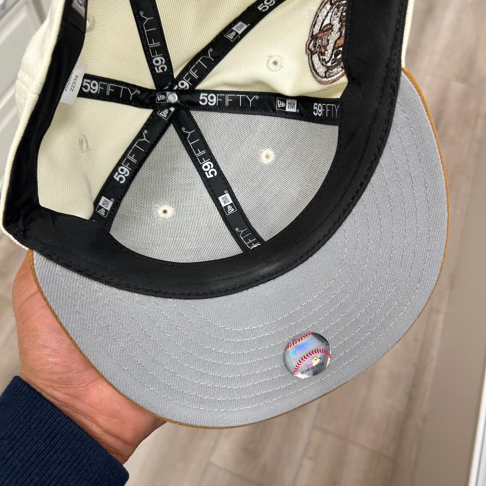 New Era New Era Los Angeles Dodgers fitted hat Cap White Size 7 1/4 Size ONE SIZE - 7 Thumbnail