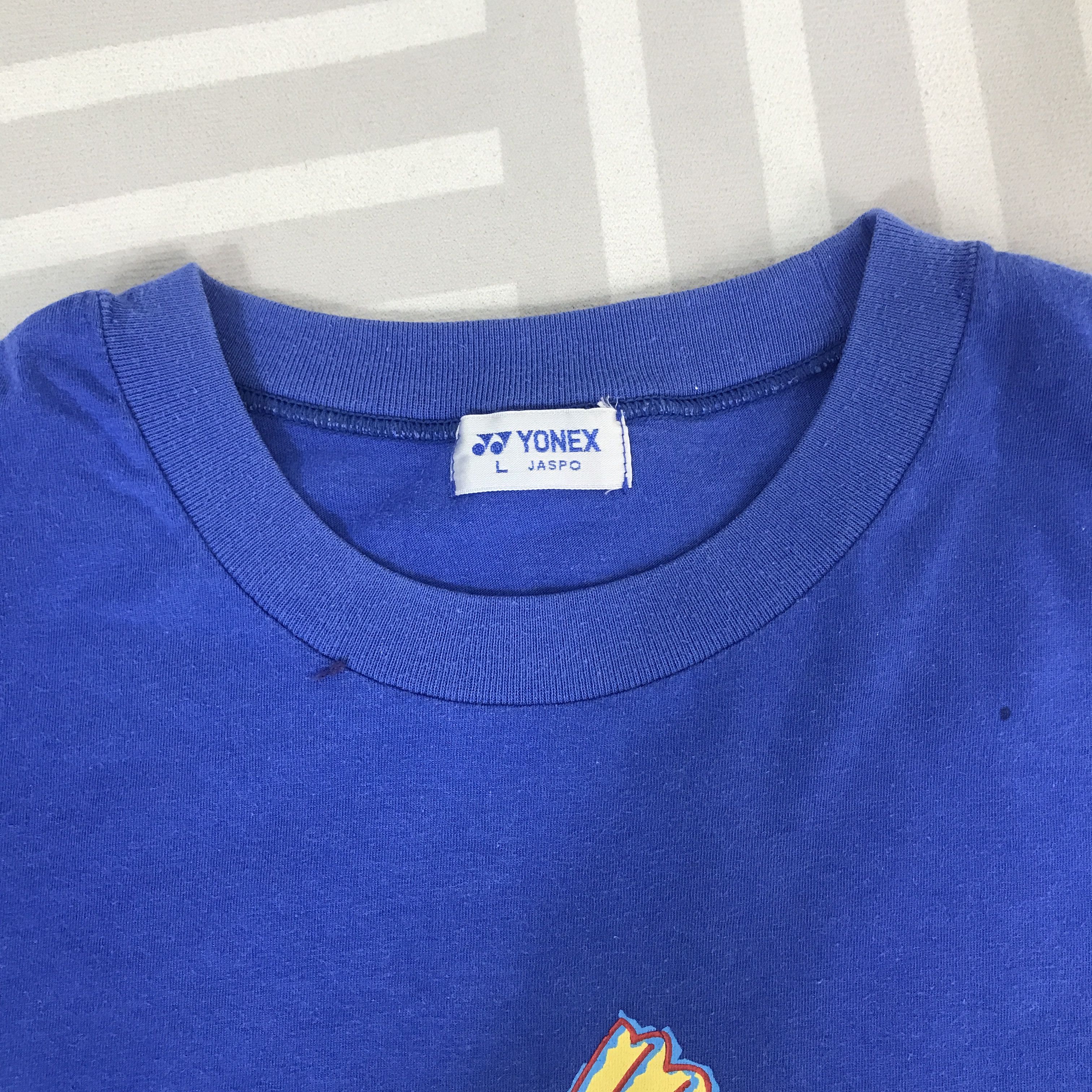 Japanese Brand Vintage Yonex All Japan Teachers Badminton T-Shirt Size US L / EU 52-54 / 3 - 7 Thumbnail