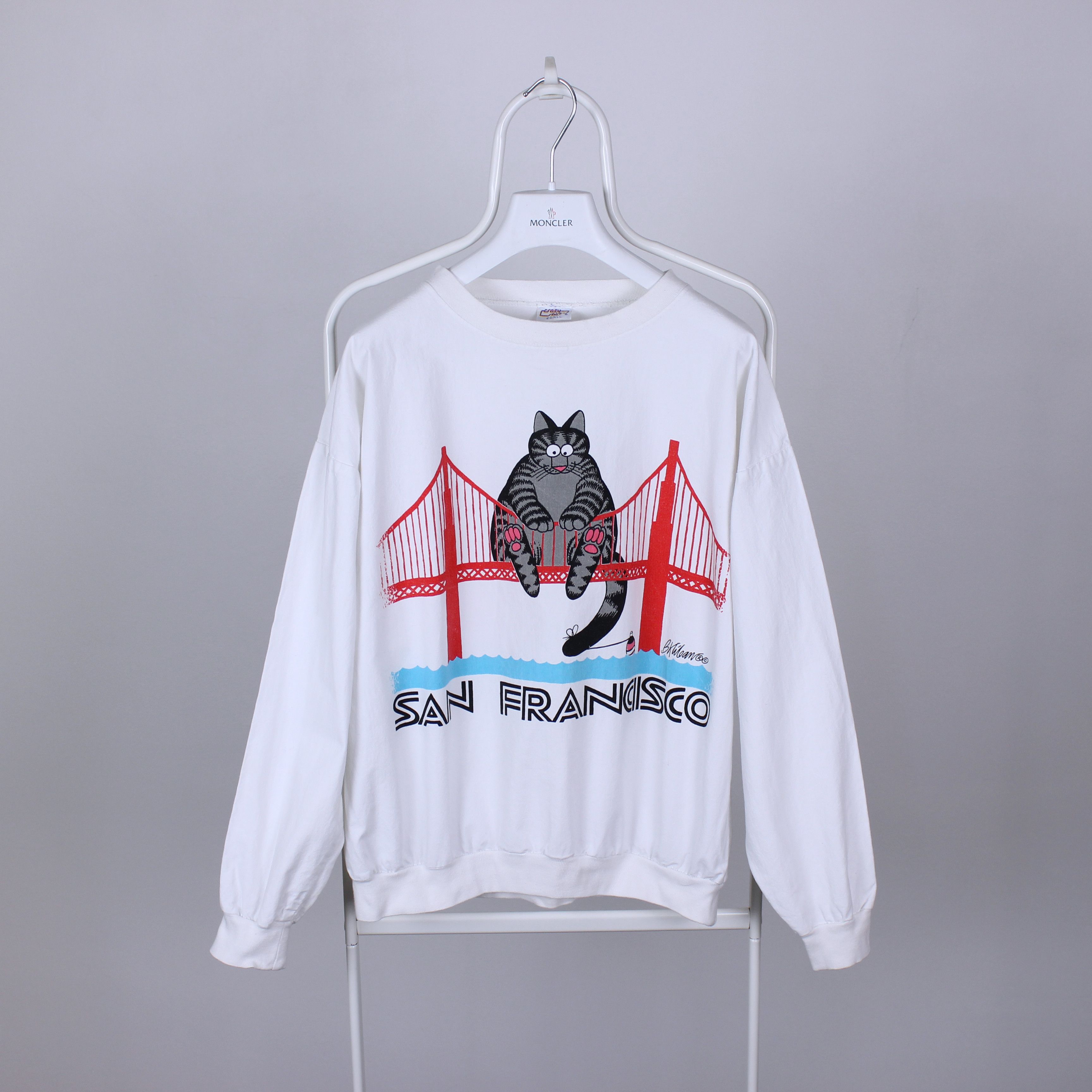 Vintage B Kliban Cats Crazy Shirts Sweatshirt S Made In USA Size US S / EU 44-46 / 1 - 1 Thumbnail