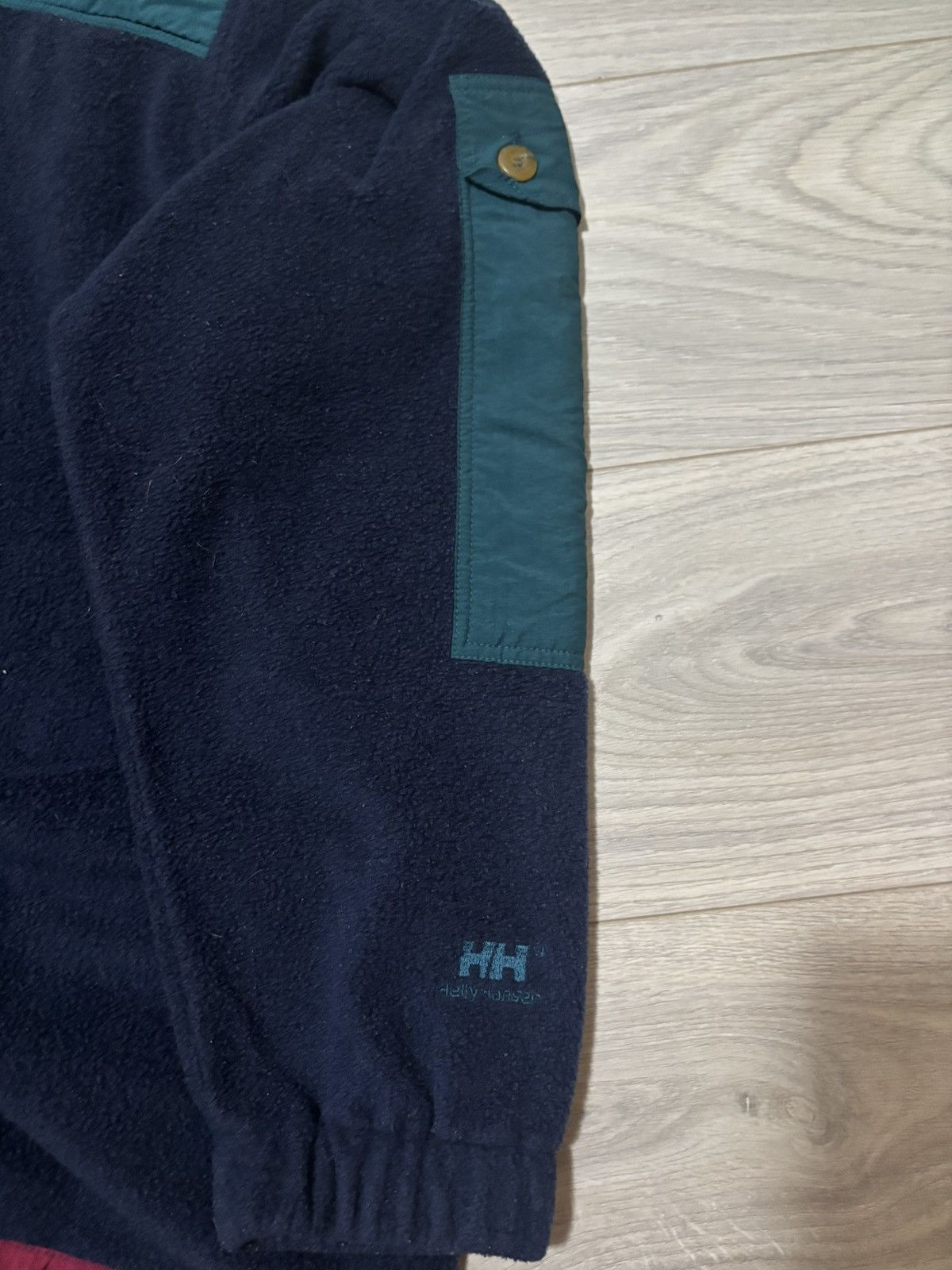 Helly Hansen 90s Helly Hansen Vintage Fleece Pullover Sleeve Pocket Size US XL / EU 56 / 4 - 3 Thumbnail