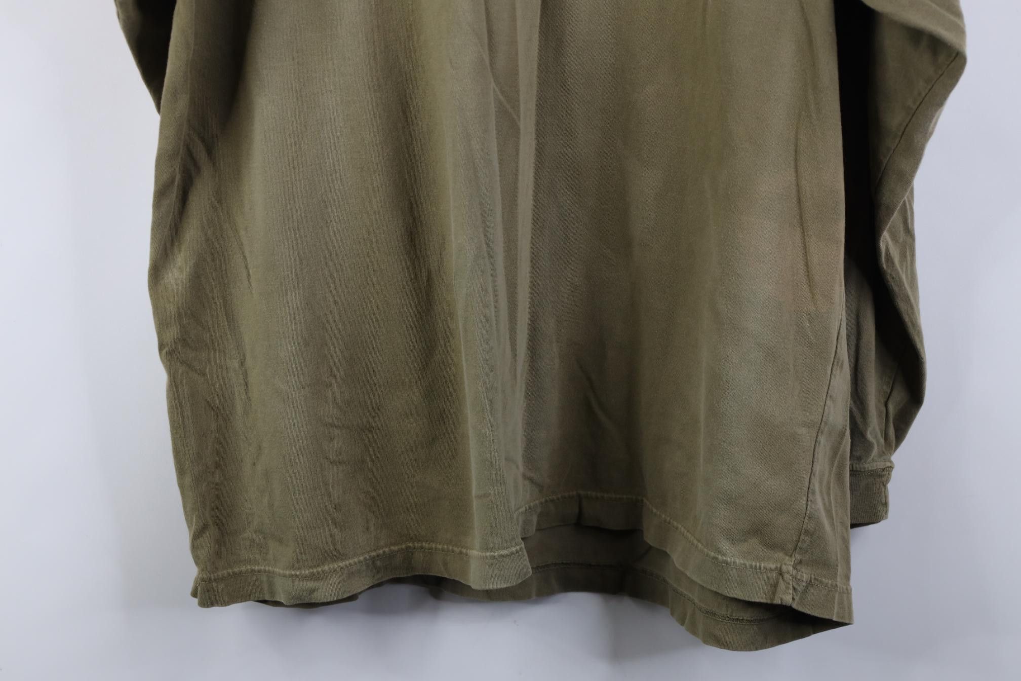 Vintage Vintage 90s Streetwear Cotton Long Sleeve T-Shirt Olive Size US L / EU 52-54 / 3 - 16 Thumbnail