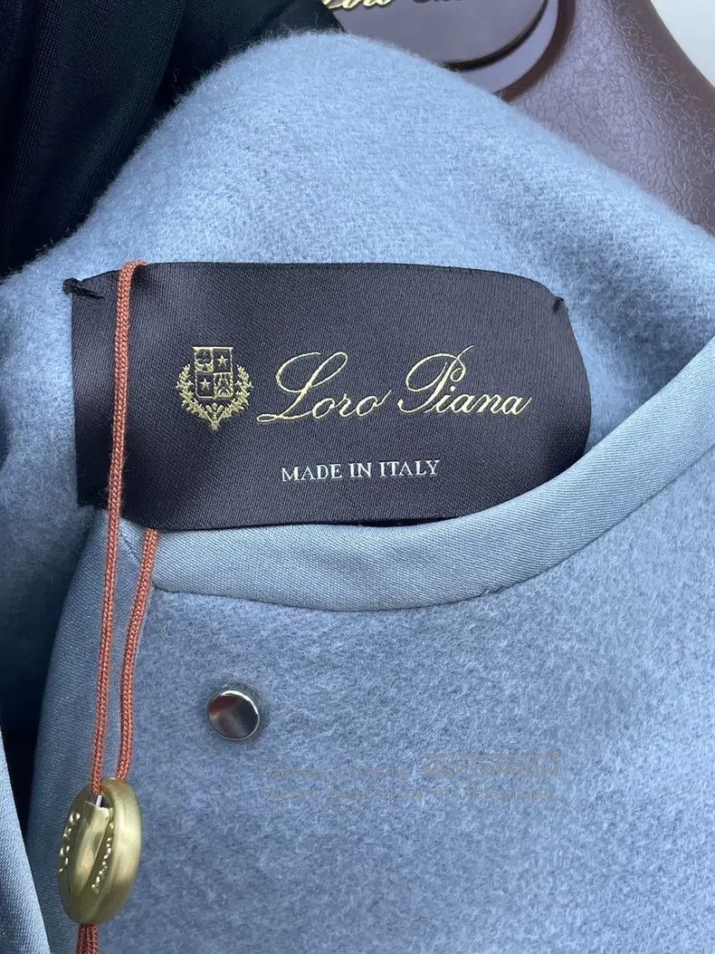 Loro Piana Loro Piana Blue round neck belted cashmere coat Size S / US 4 / IT 40 - 5 Thumbnail
