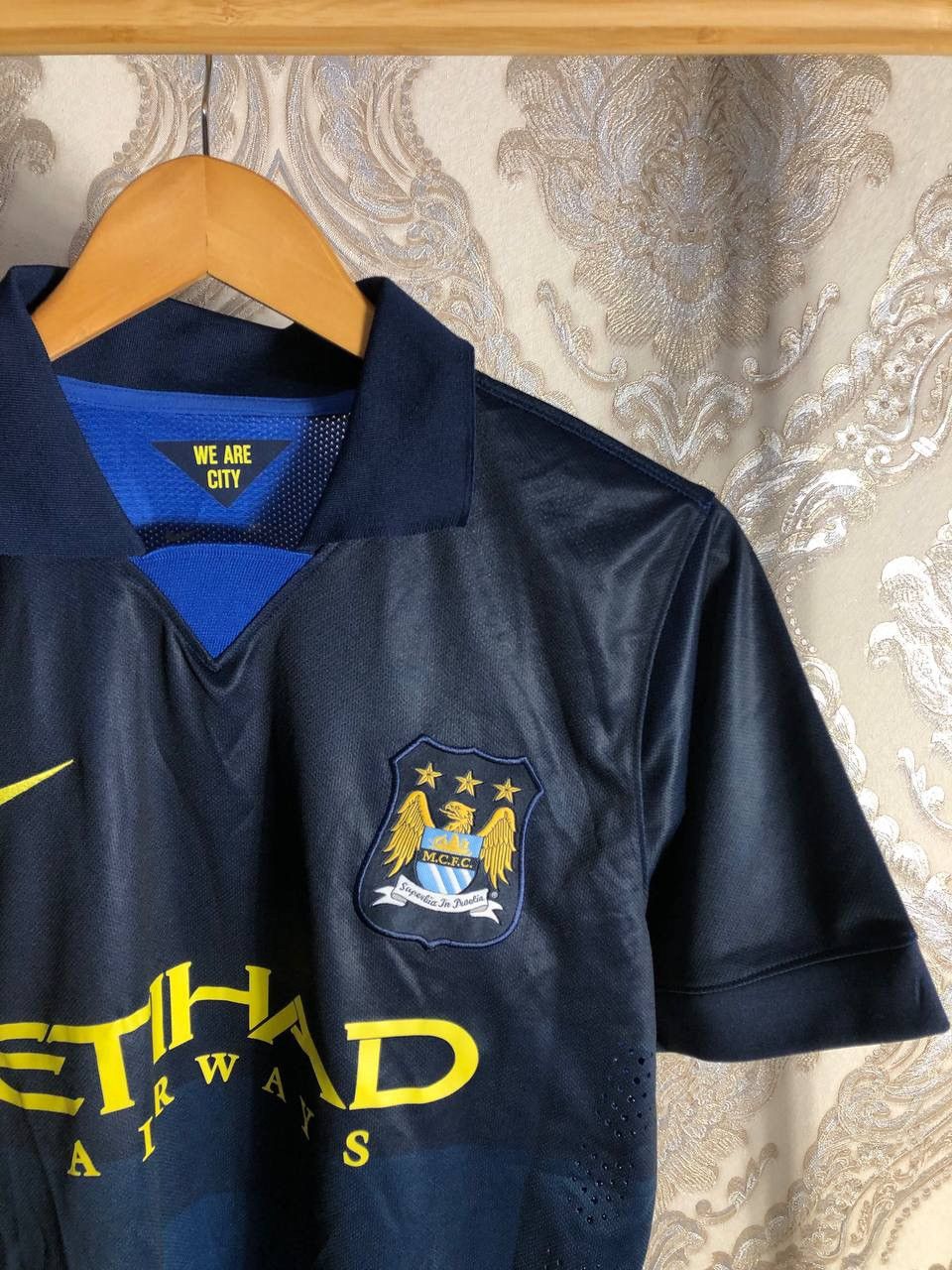 Nike × Vintage VERY RARE NIKE FC MANCHESTER CITY ENGLAND SOCCER JERSEY Y2K Size US M / EU 48-50 / 2 - 2 Thumbnail