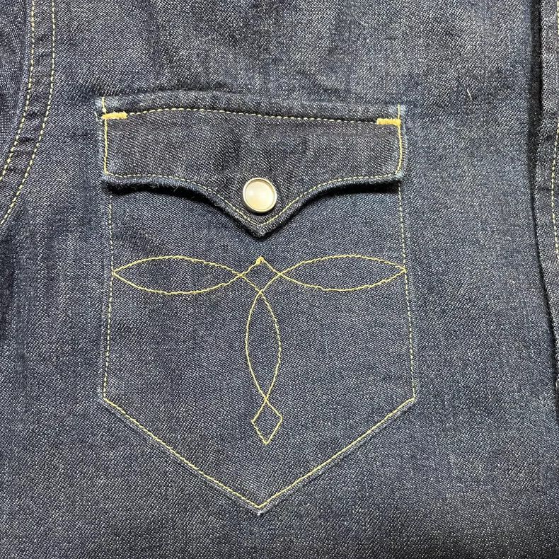 RRL Ralph Lauren RRL Ralph Lauren Huazai denim shirt Size US S / EU 44-46 / 1 - 5 Thumbnail