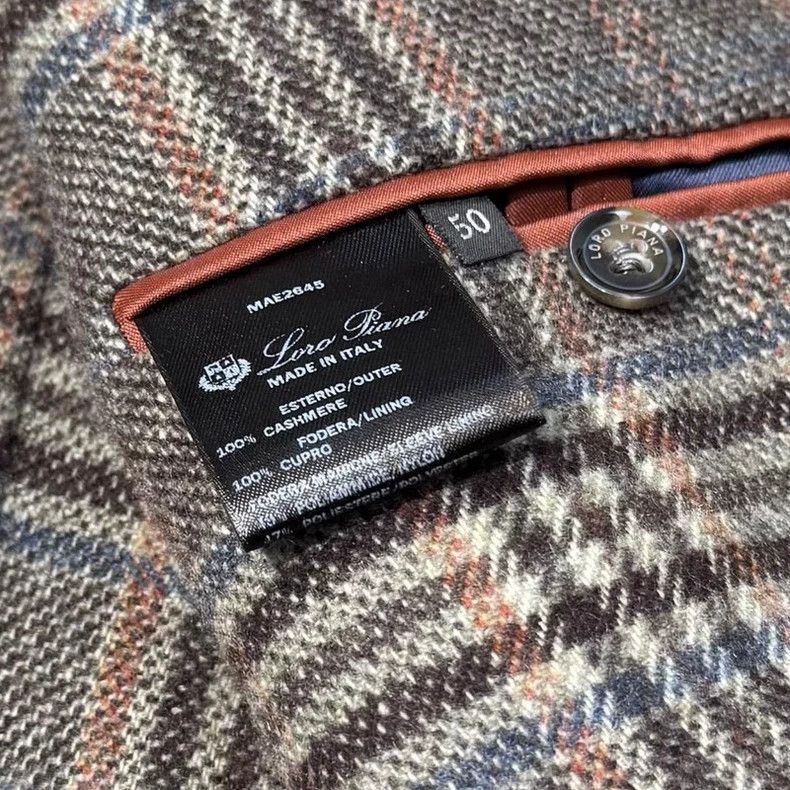 Loro Piana LORO PIANA Men's cashmere jacket Size US L / EU 52-54 / 3 - 4 Thumbnail