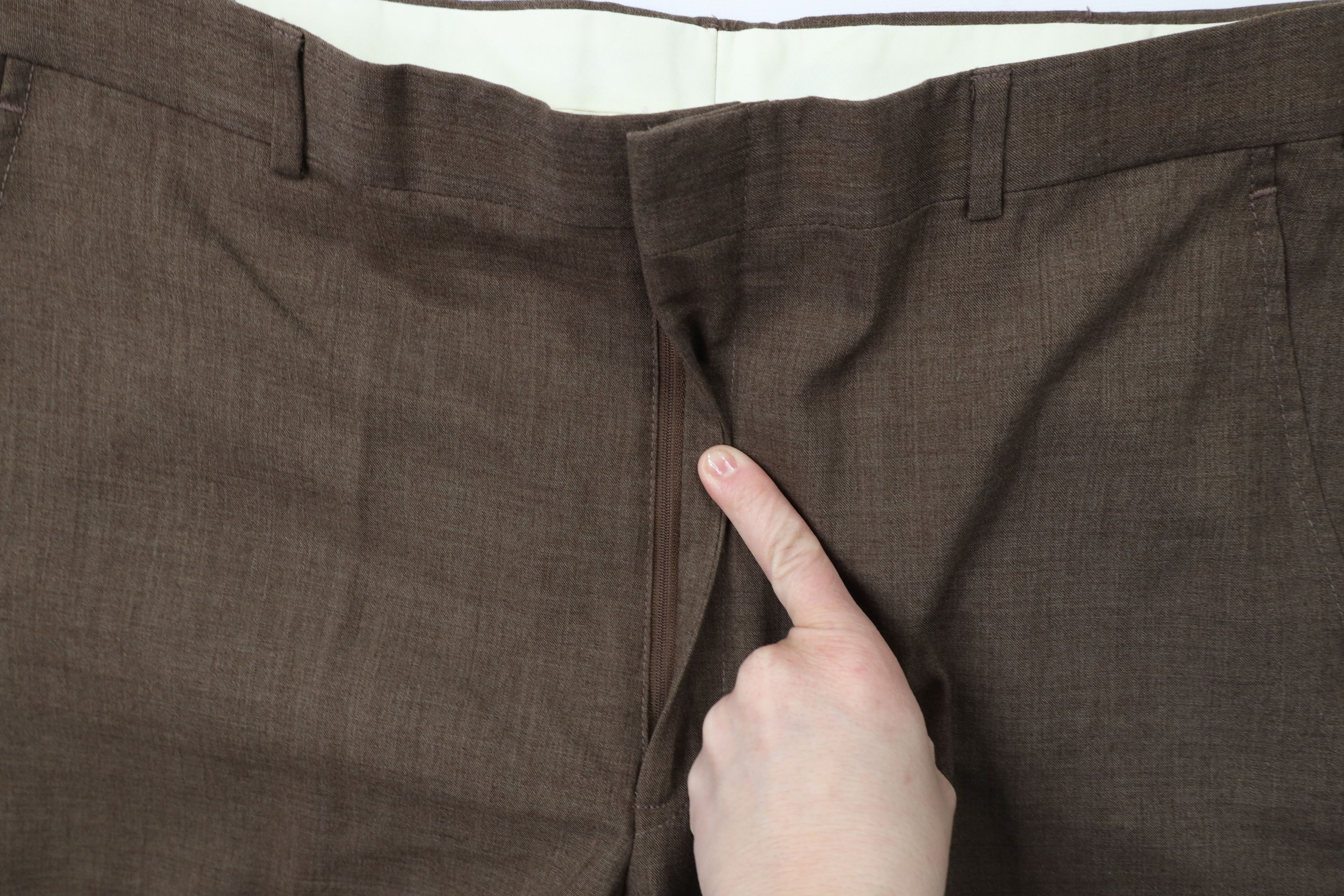 Vintage Vintage 70s Streetwear Flared Wide Leg Chino Pants Brown USA Size US 34 / EU 50 - 6 Thumbnail