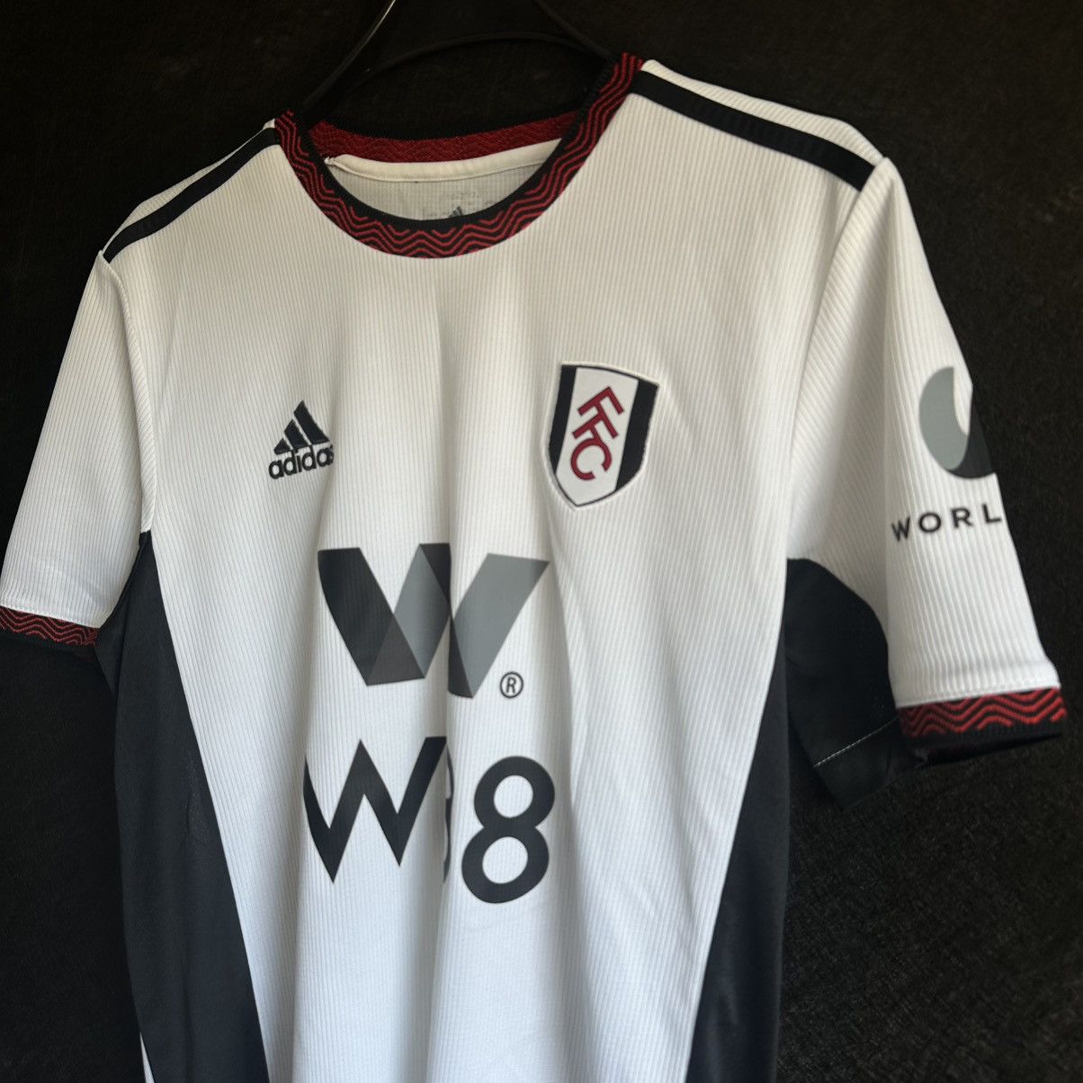 Adidas 2022-23 Fulham Match Worn Home Shirt J.Palhinha #26 Size US S / EU 44-46 / 1 - 2 Thumbnail