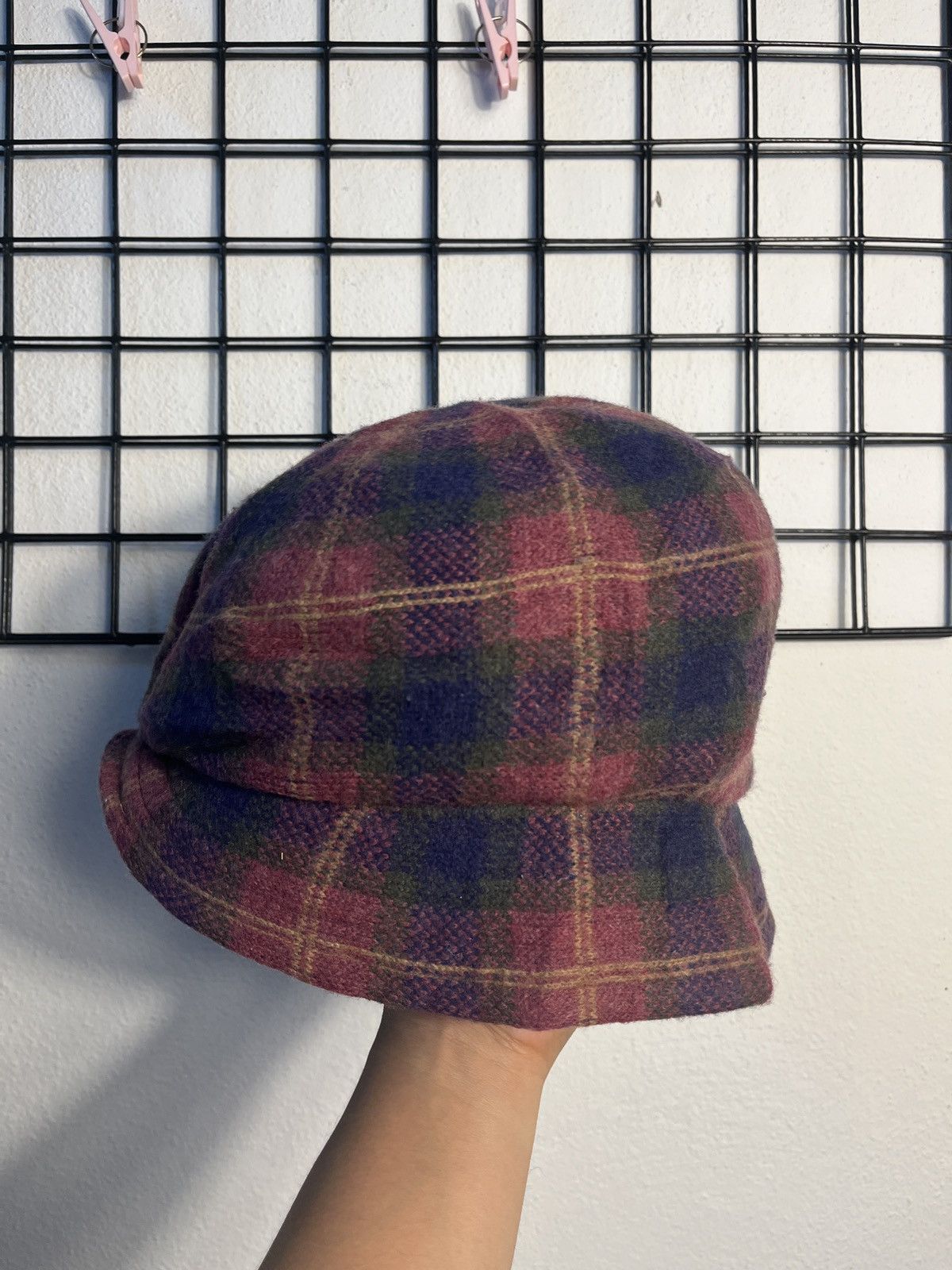 Vivienne Westwood Vintage Vivienne Westwood Plaid Flapper Wool Hat Size ONE SIZE - 6 Thumbnail