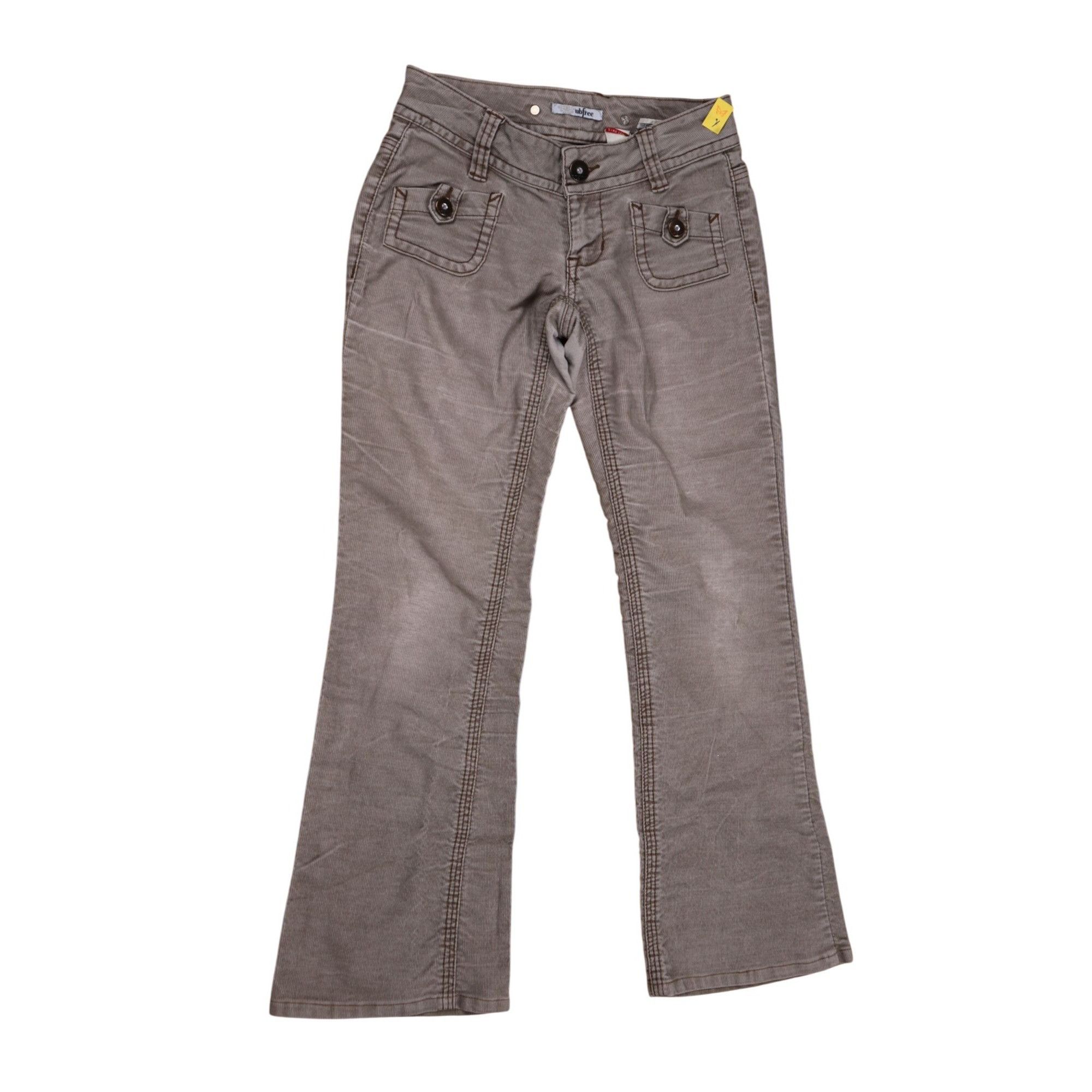 Other Ubfree Corduroy Flare Pants - Size 1 - Y2K Studio Wardrobe - Size 25" / US 0 / IT 36 - 1 Thumbnail