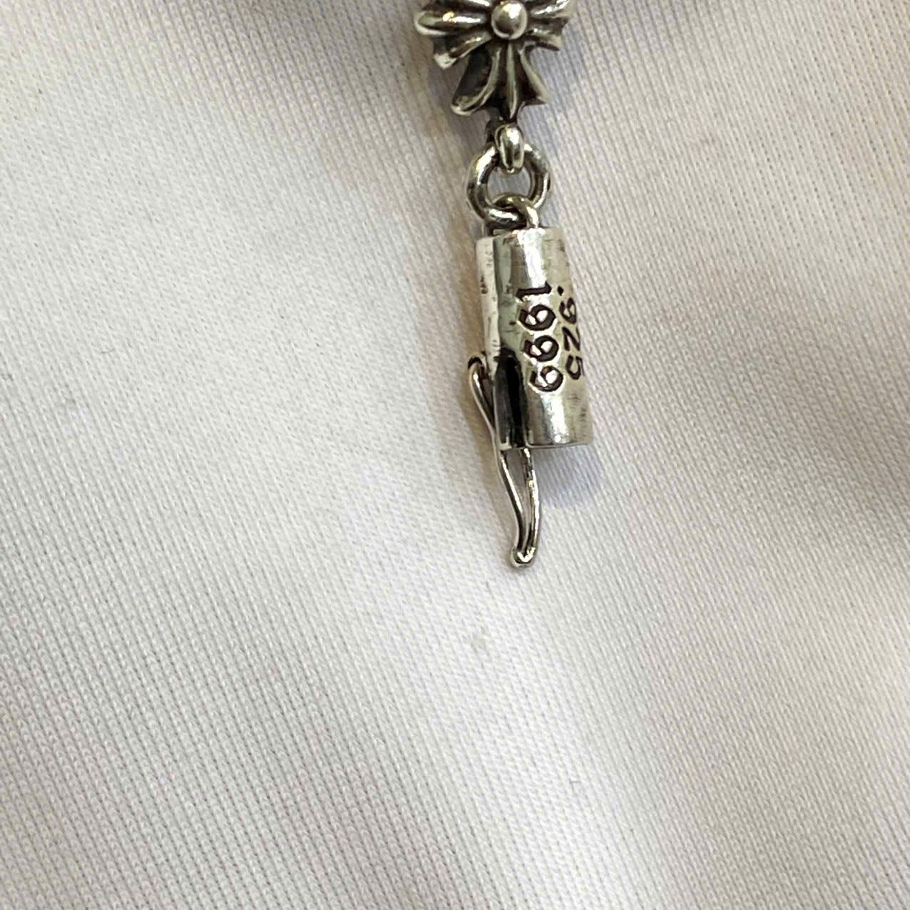 Chrome Hearts CHROME HEARTS Silver Tiny E Bracelet Size ONE SIZE - 6 Thumbnail
