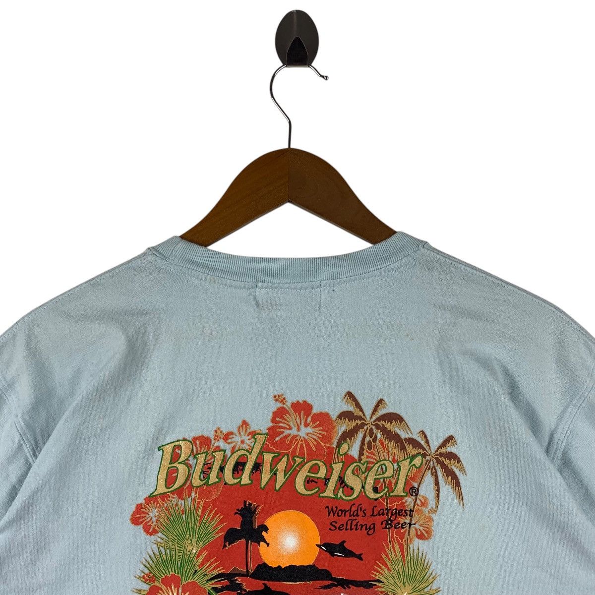 Budweiser Vintage BUDWEISER big print back hit tee Size US L / EU 52-54 / 3 - 9 Thumbnail